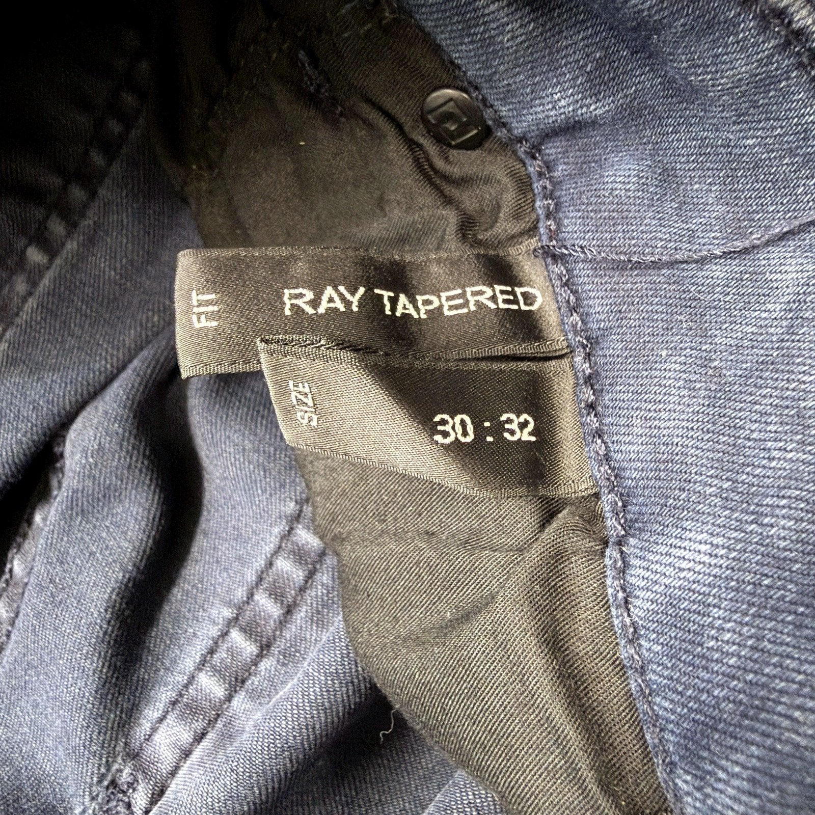 Neuw Mens Ray Tapered Dark Blue Cotton Jeans, Size 30 : 32 NEW - Image 6