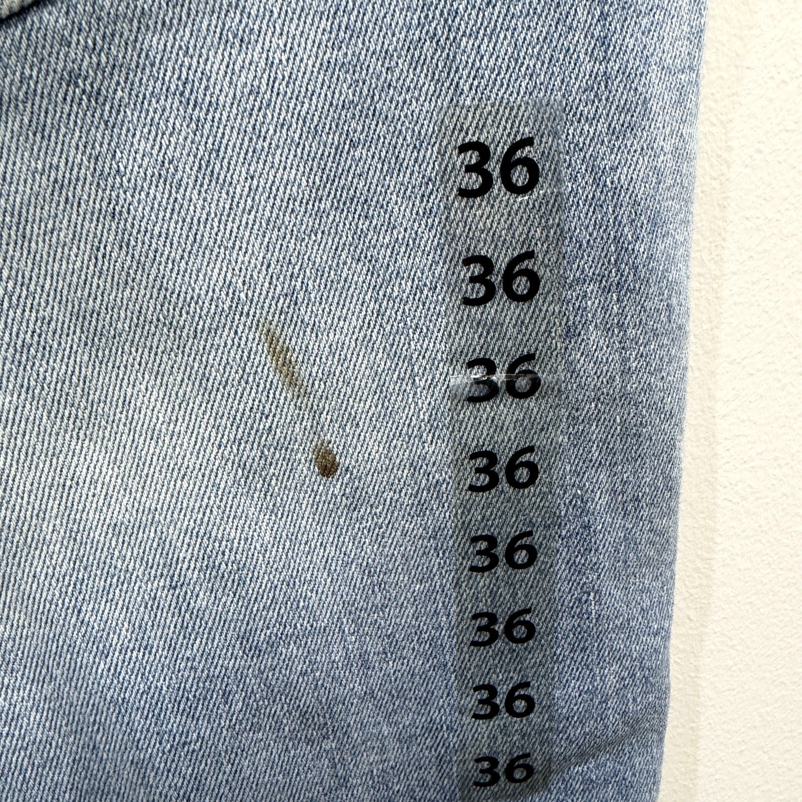 Neuw Mens Ray Tapered Supersonic Slim Fit Light Blue Jeans Size 36:34 NEW - Image 10