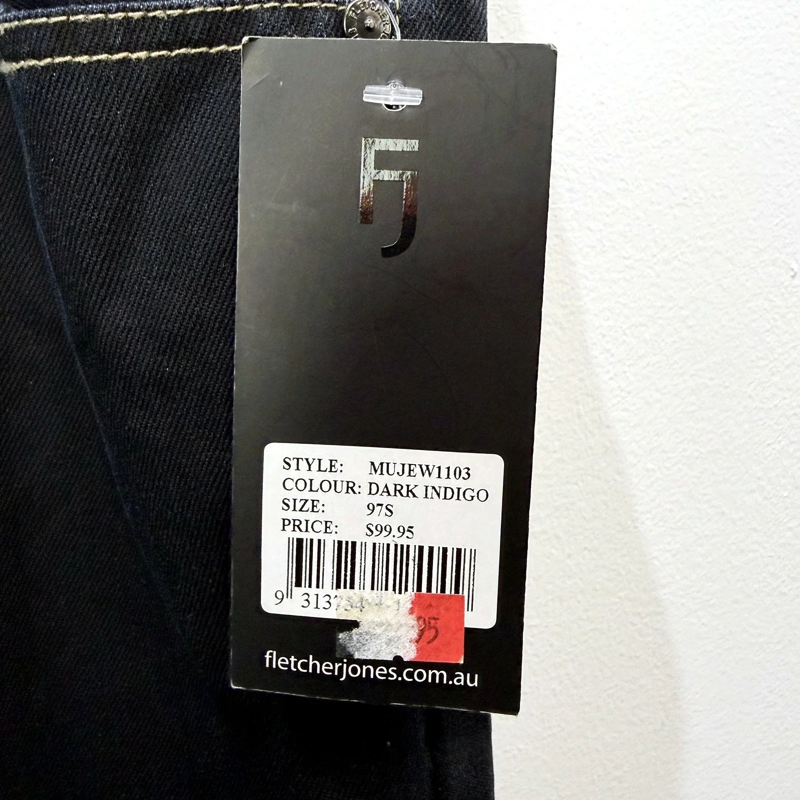 Fletcher Womens Dark Indigo Jeans Size 97S by Jones NEW - Image 3
