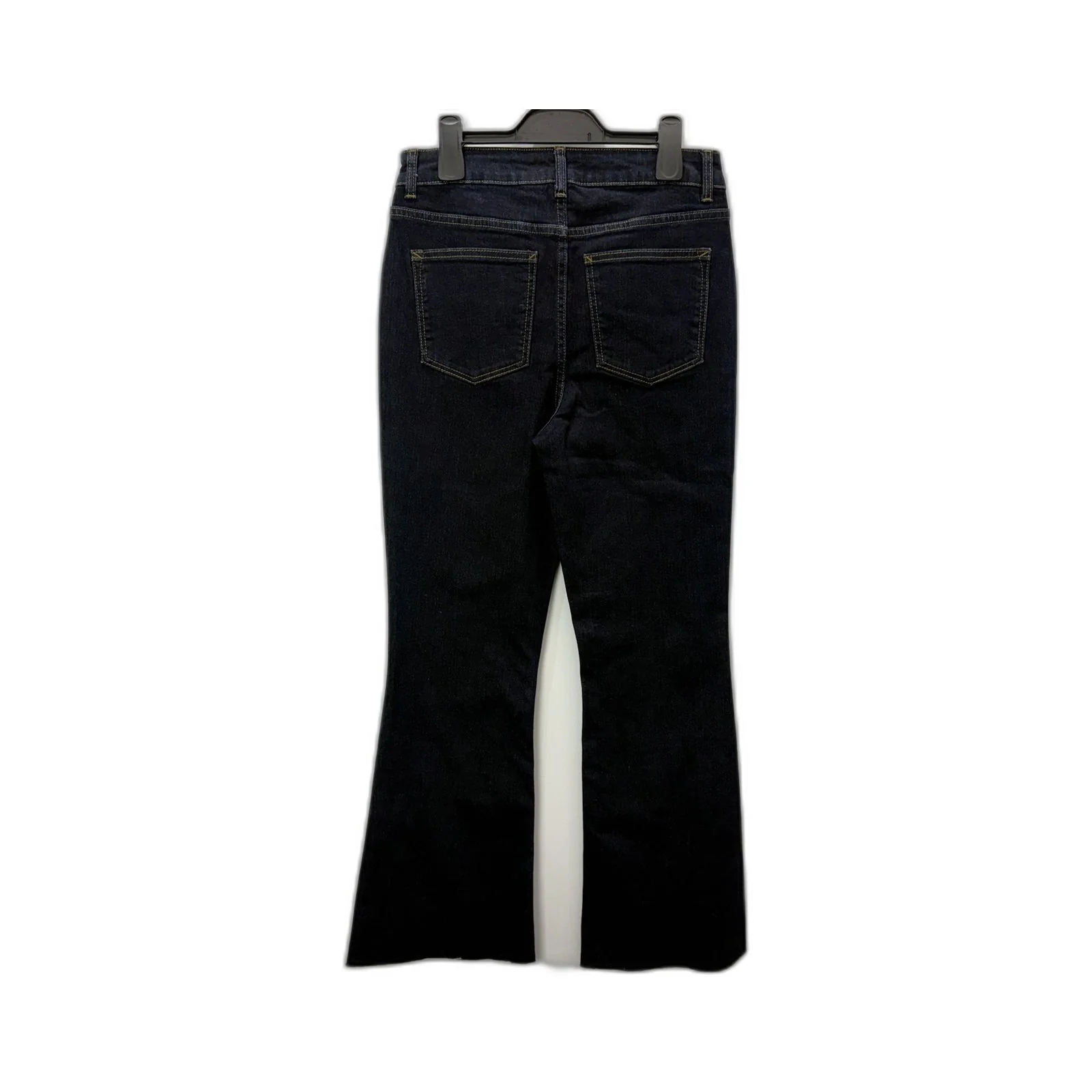 Basque Womens Bootcut Raw Hem Indigo Denim Jeans Size 10 NEW - Image 2