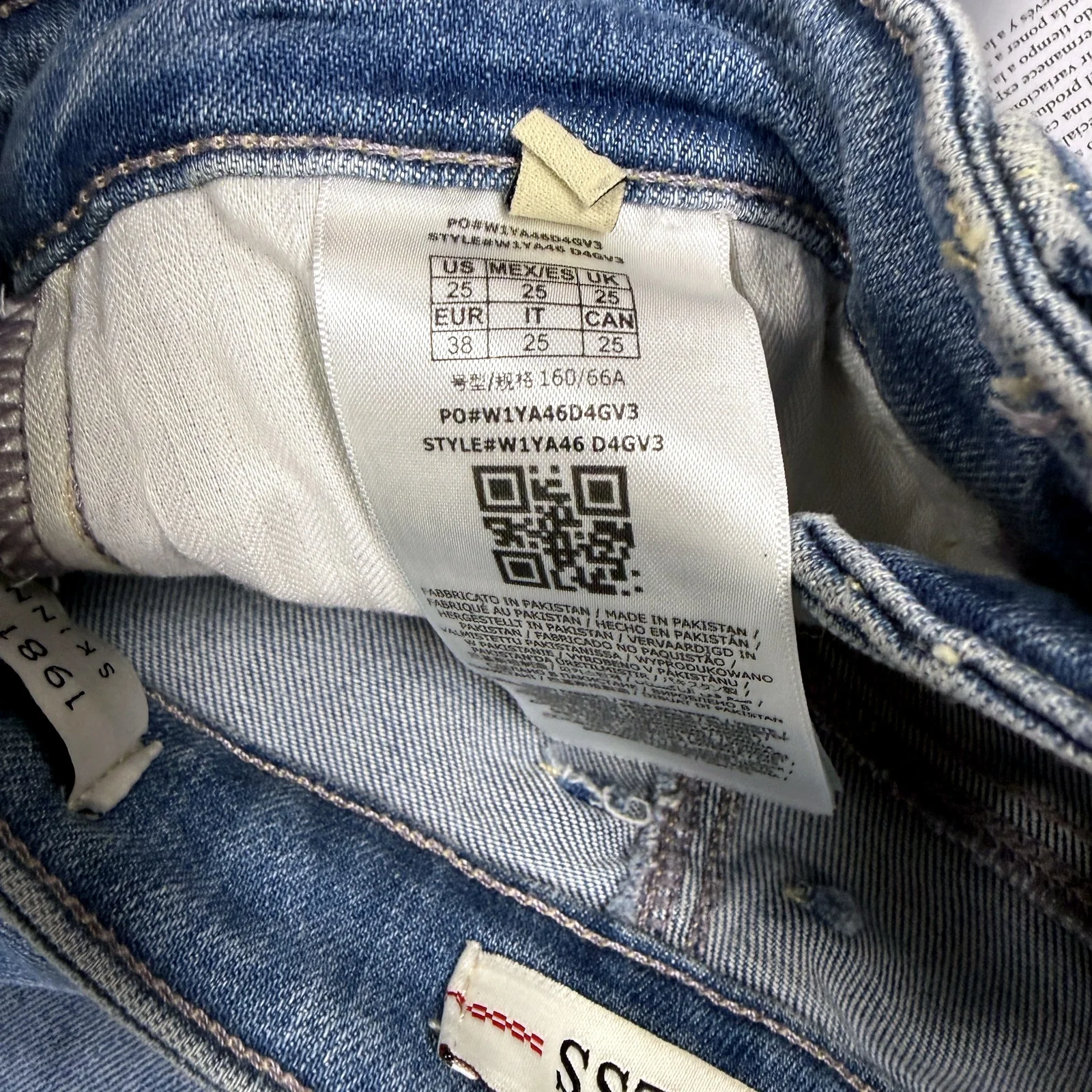 Guess Womens 1981 Skinny High Rise Dark Blue Jeans T25 x L31 NEW - Image 7