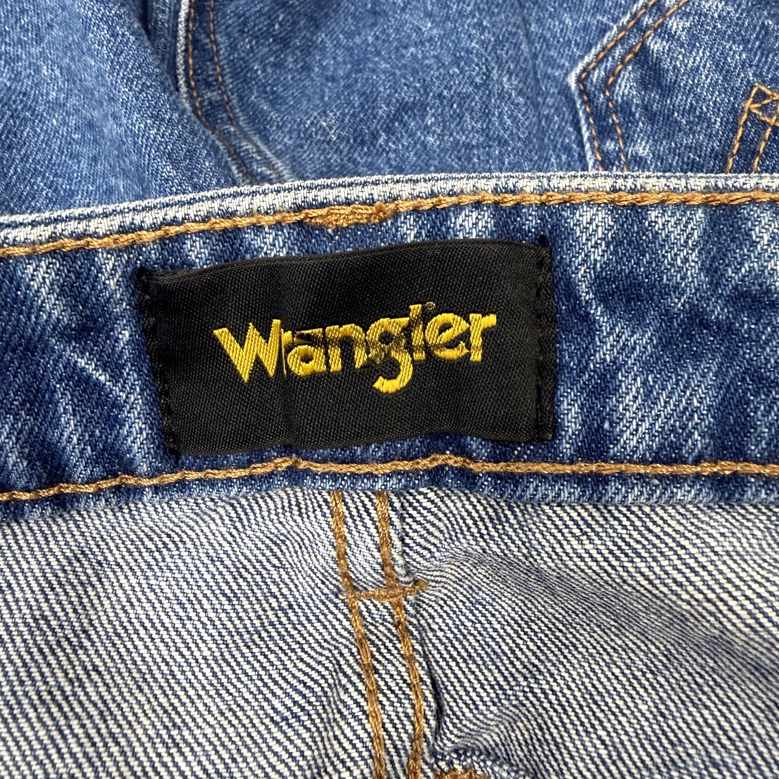 Wrangler Womens Straight Leg Blue Denim Jeans for Size 32 NEW - Image 7