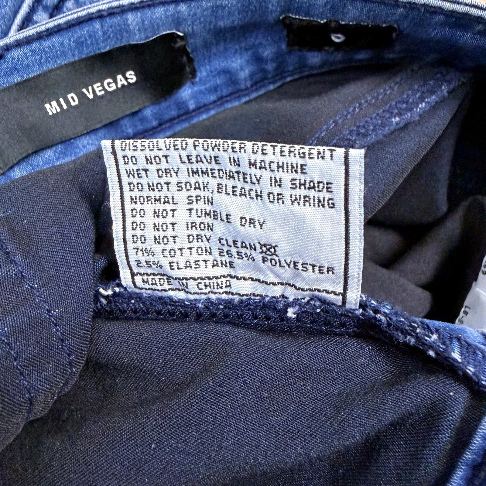 Riders by Lee Womens Mid Vegas Dark Blue Jeans Size 6 NEW - Image 3