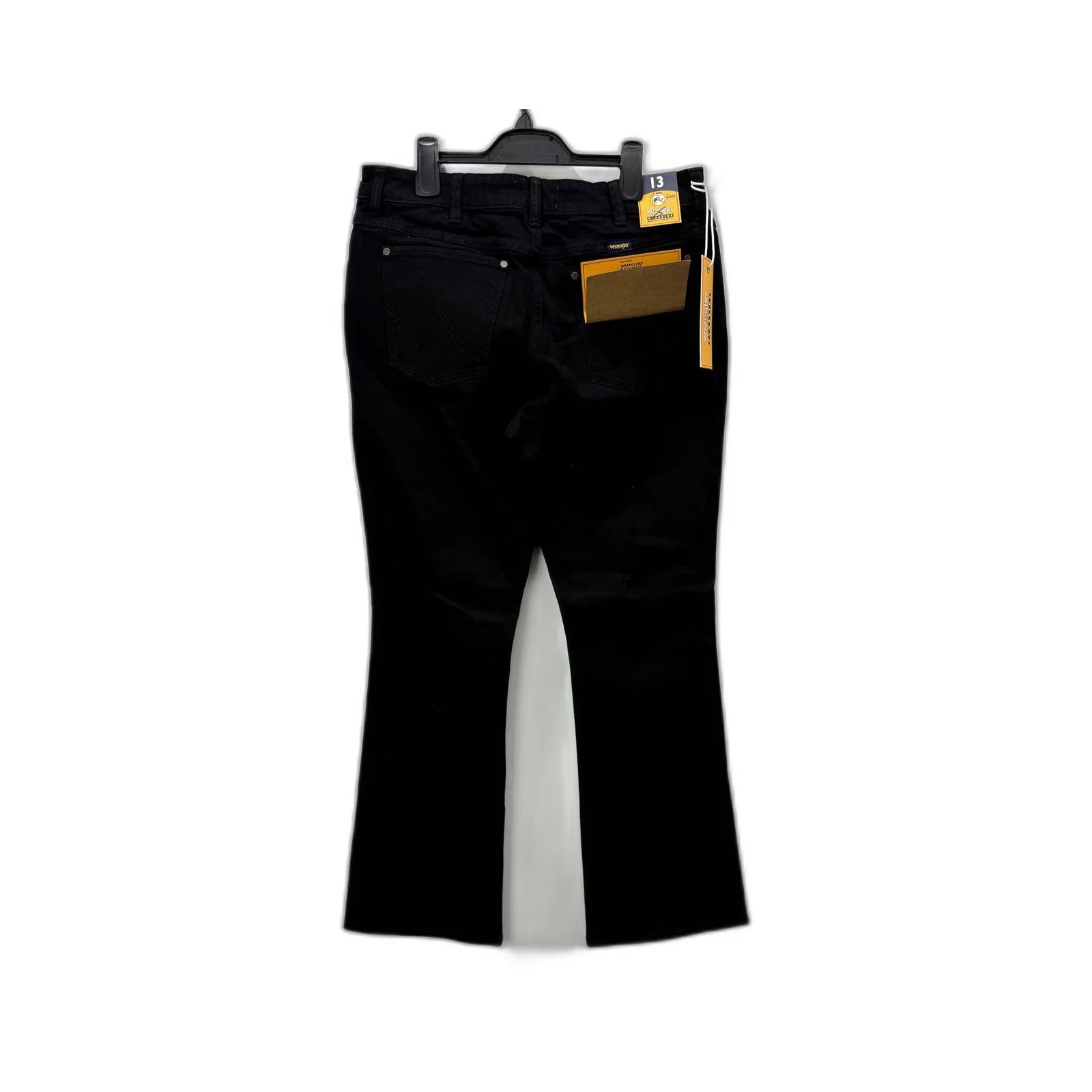 Wrangler Womens Mid Waist Bootcut Jeans in Black, Size R 13 Size R, 13 NEW - Image 3