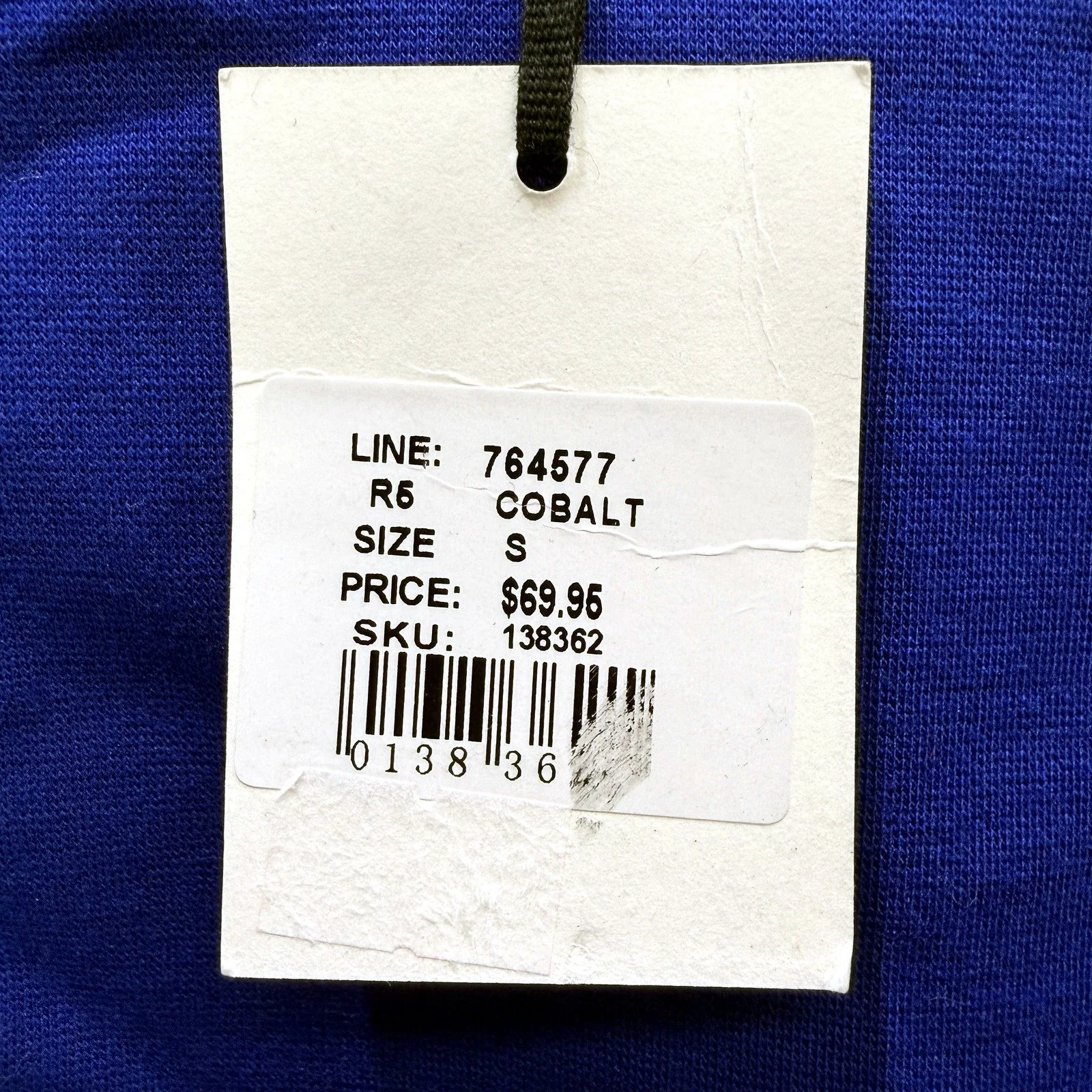 Portmans Womens Zipper Cropped Cobalt Blue Moto Jacket Size S NEW - Image 5