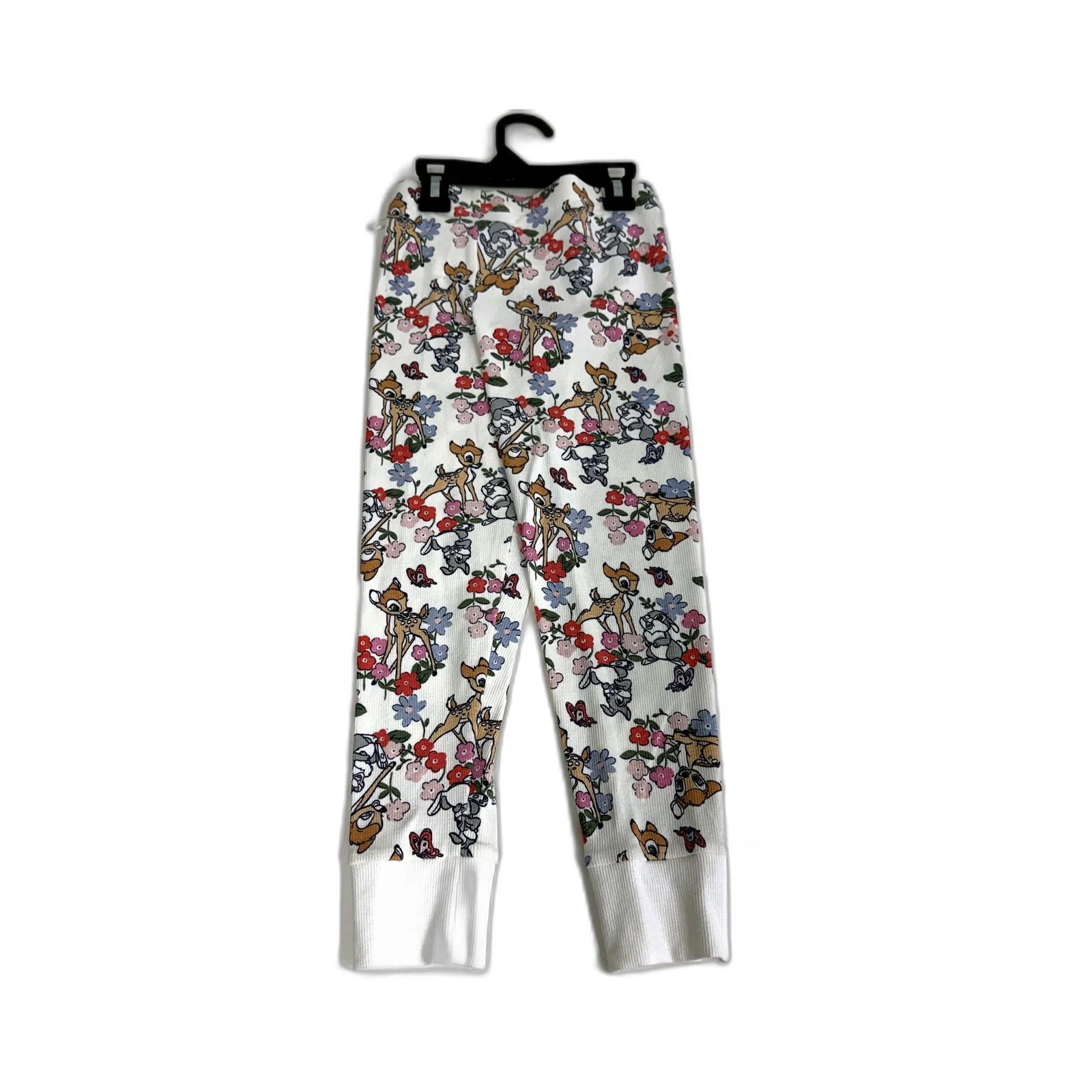 Disney Girls Floral Print Cotton Leggings Pants Bundle in Sizes 4 NEW - Image 3