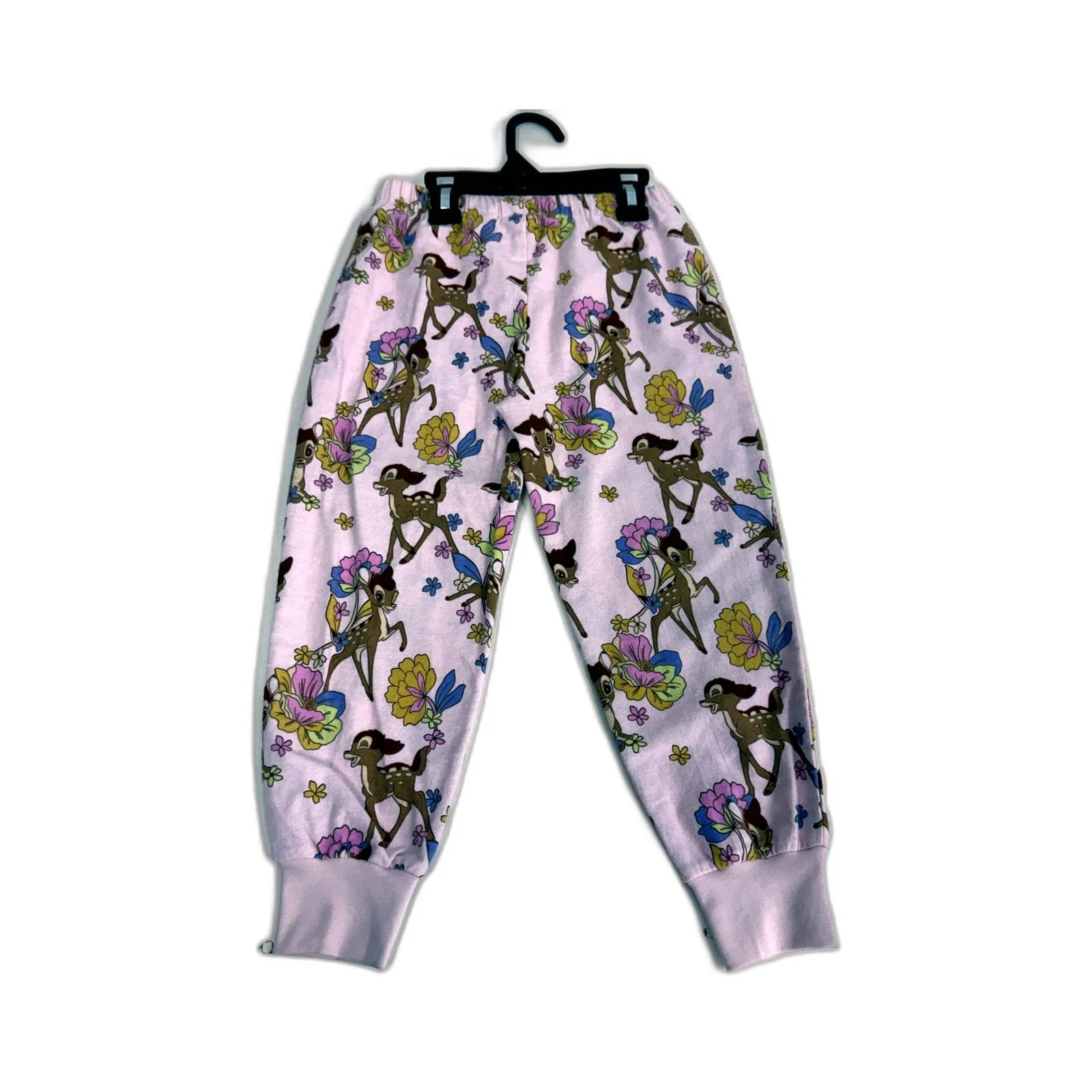 Disney Girls Floral Print Cotton Leggings Pants Bundle in Sizes 4 NEW - Image 5