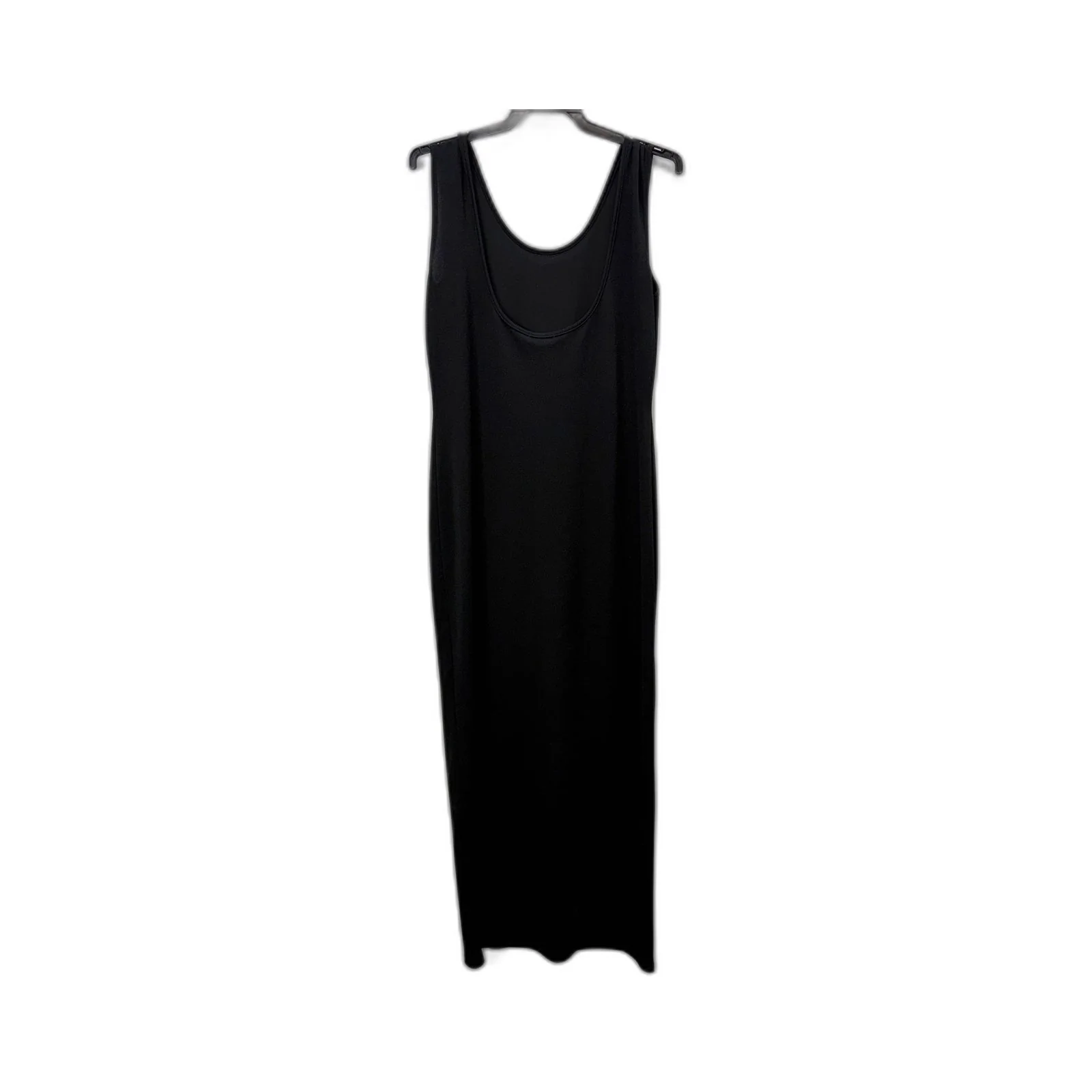 Boohoo Womens Sleeveless Pullover Dress Black Casual Cotton Blend Size 16