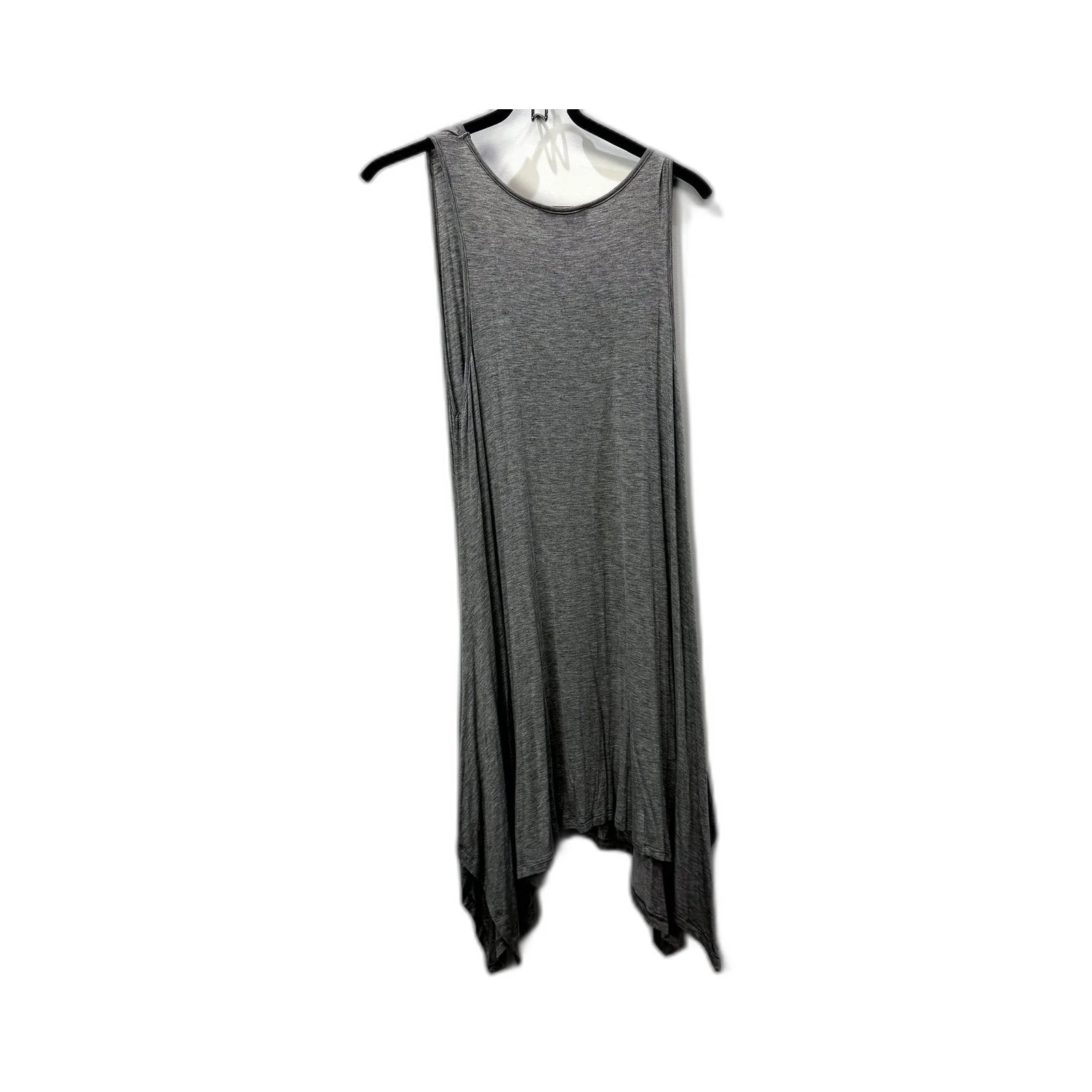 Comma Womens Asymmetrical Pullover Dress Sleeveless Gray Size 3 - Image 2