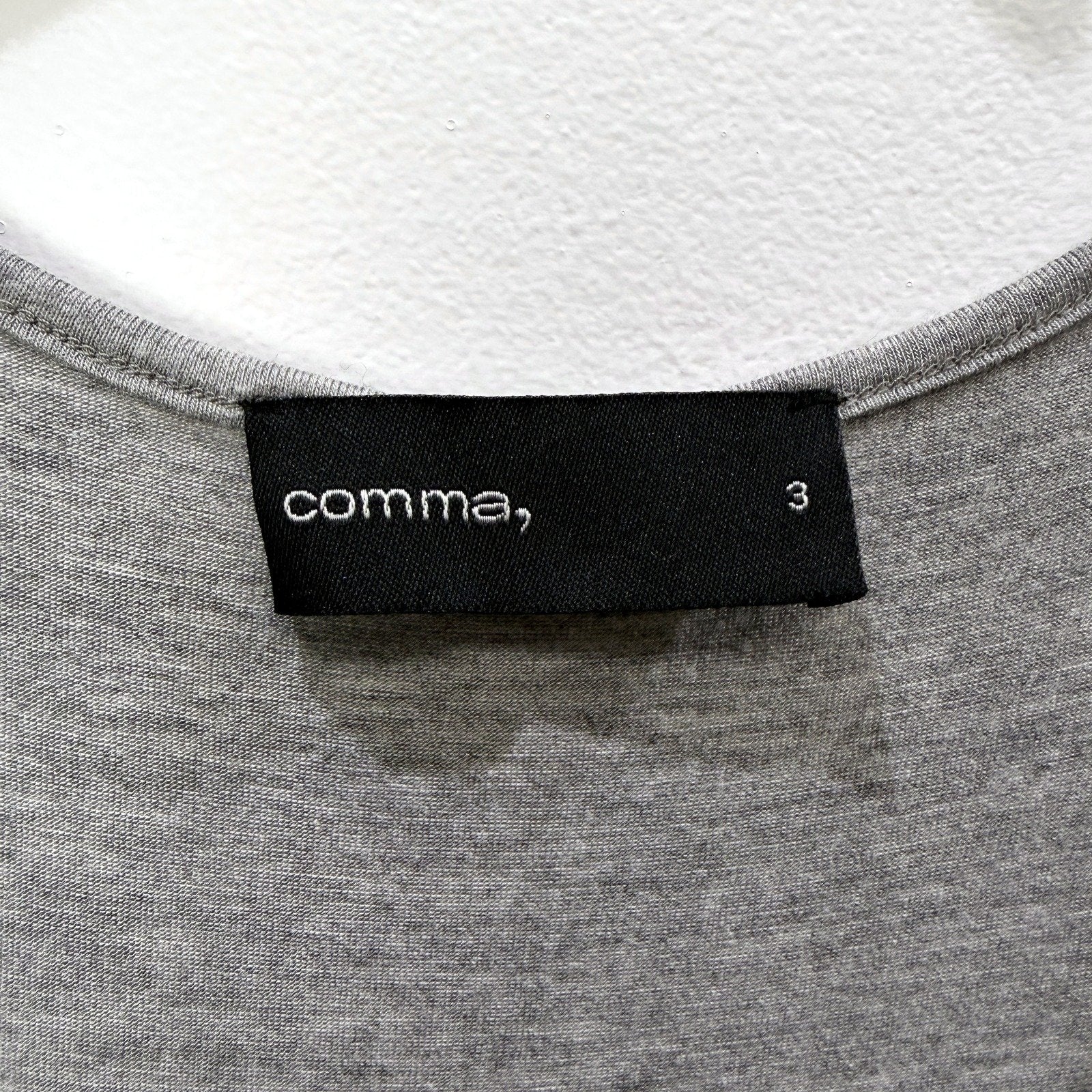 Comma Womens Asymmetrical Pullover Dress Sleeveless Gray Size 3 - Image 4
