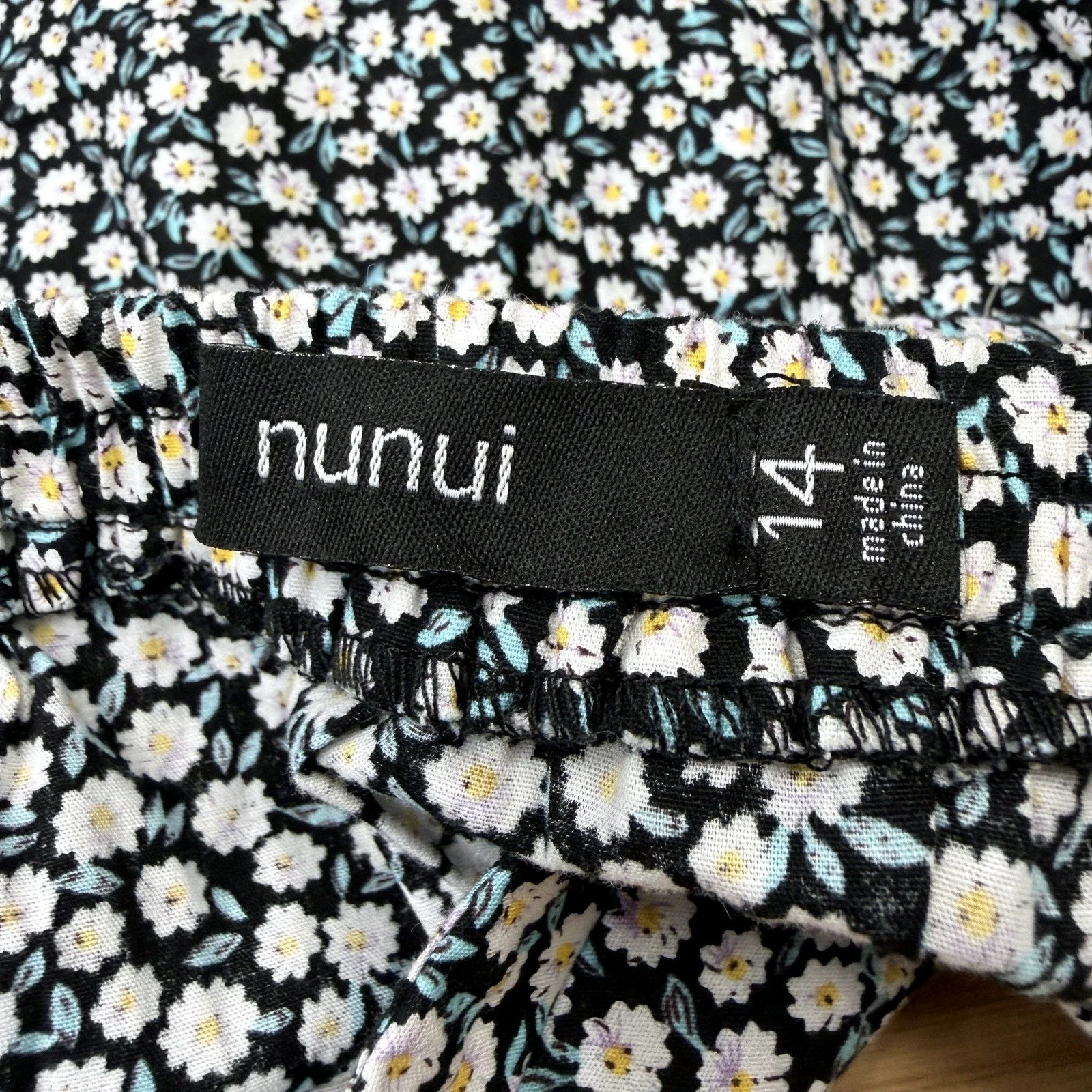 Nunui Womens Floral Mini Skirt Elastic Waist Casual Summer Cotton Multi Color - Image 3