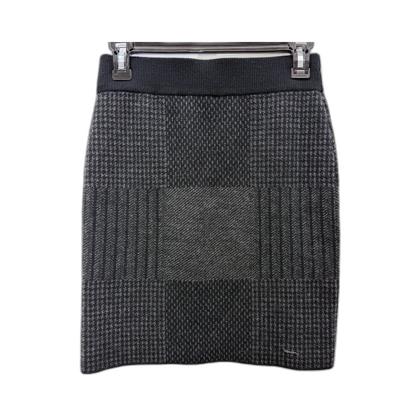 Seed Heritage Womens Straight Mini Skirt in Black - Lightweight Acrylic XS - Image 2