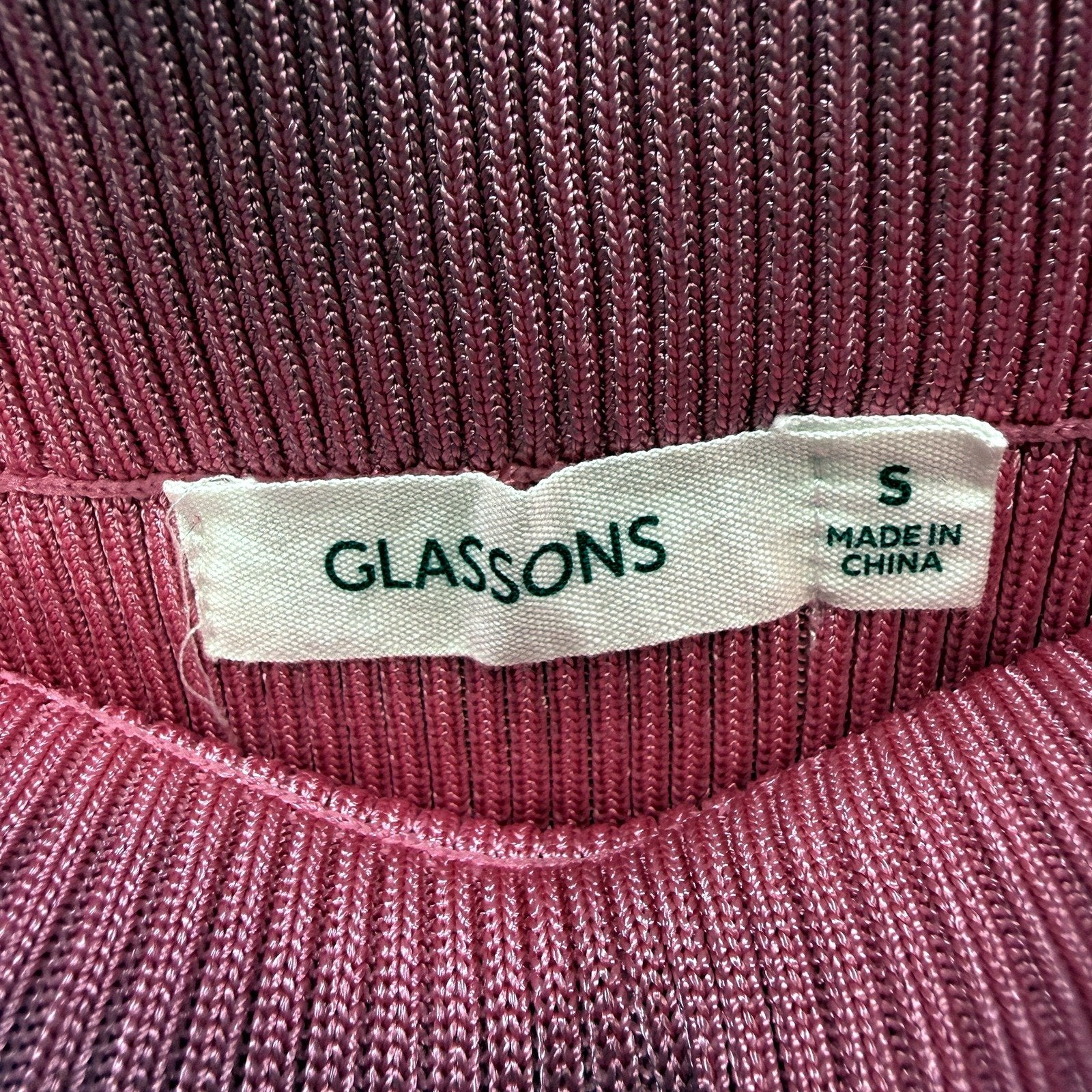 Glassons Womens Pencil Midi Slit Skirt in Pink, Size S - Image 4