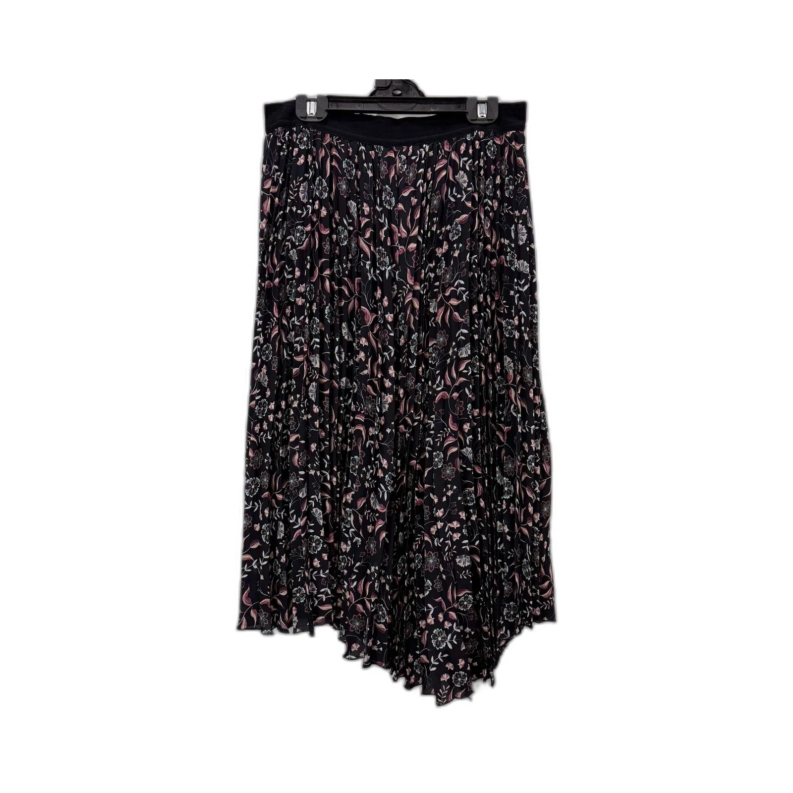 Portmans Womens Pleated Floral Midi Skirt in Multi Color & - Size 12 - Image 2