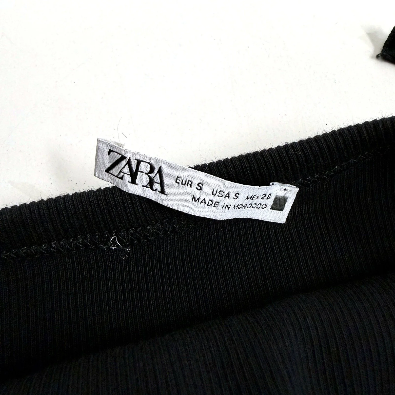 Zara Womens Neck Tied Black Casual Feminine Dress - Size S - Image 5