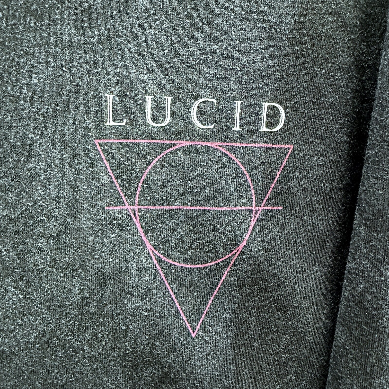 Lucid Mens Long Sleeve Graphic Tee Cotton Shirt in Black, Size S - Image 5
