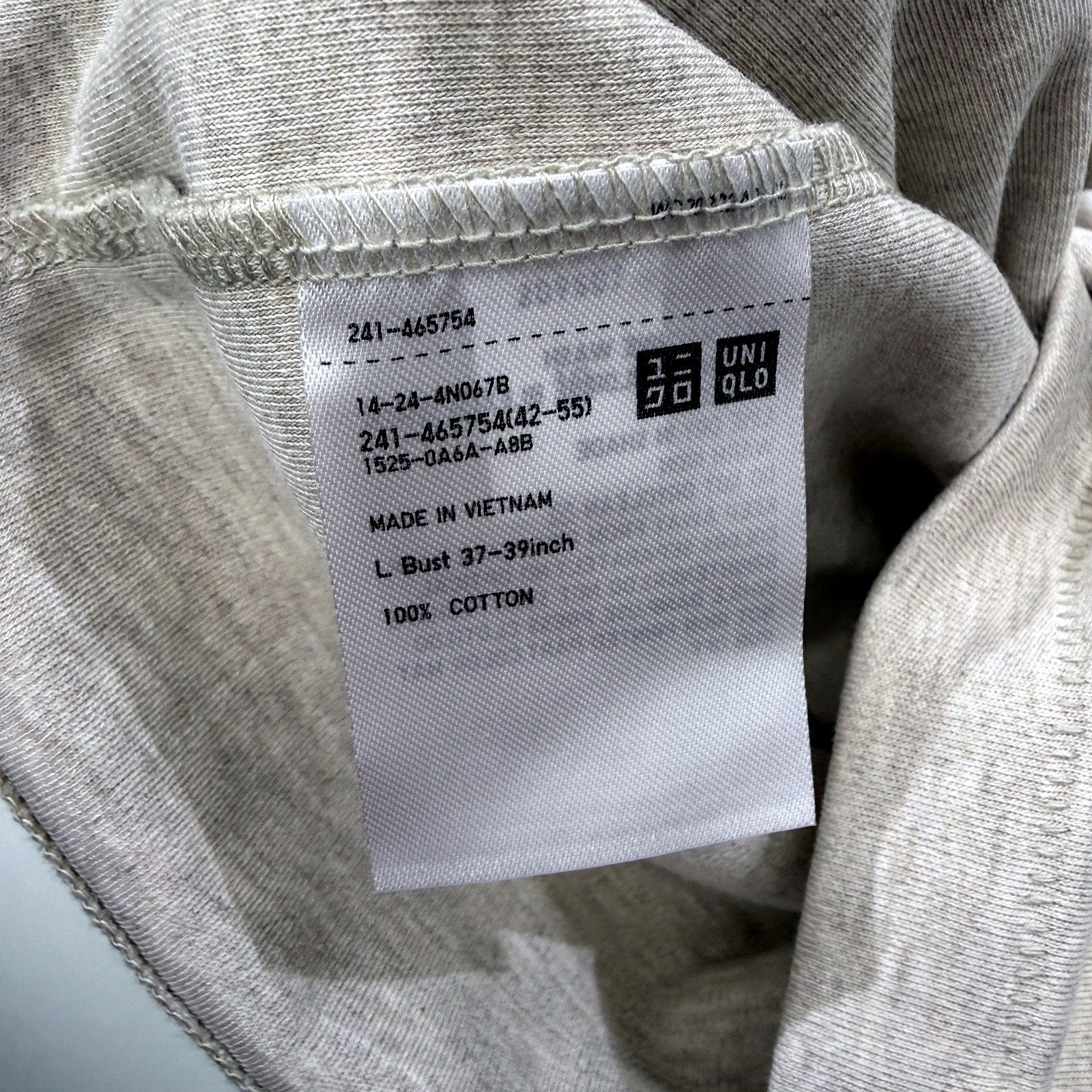 Uniqlo Womens T-Shirt Gray Pullover Sweatshirt Comfortable Casual Relaxed Fit - Image 5