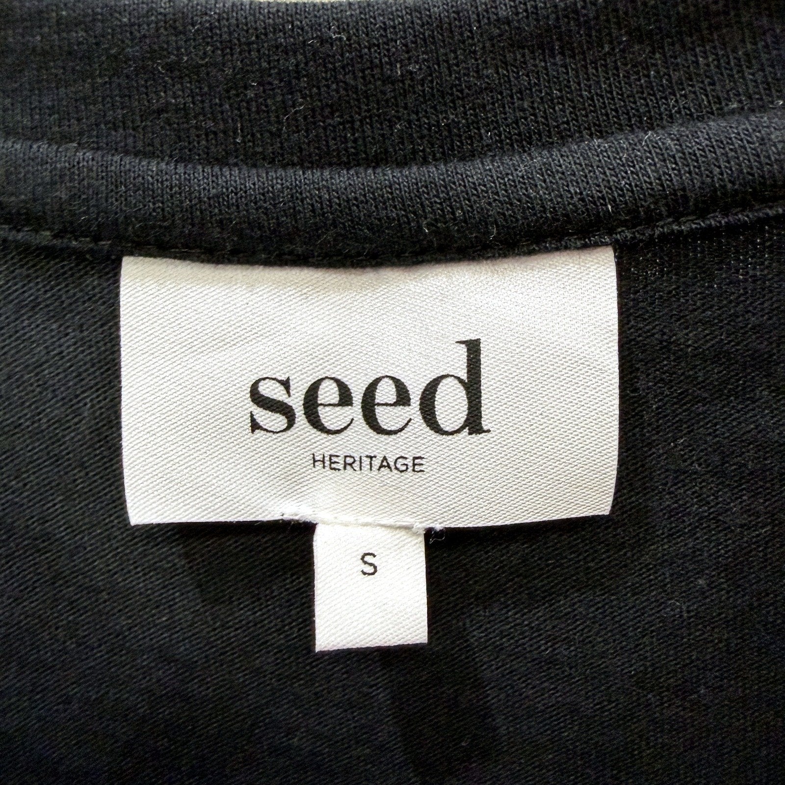 Seed Heritage Womens Black Tank Top with Shoulder Layers, Size S - Image 4