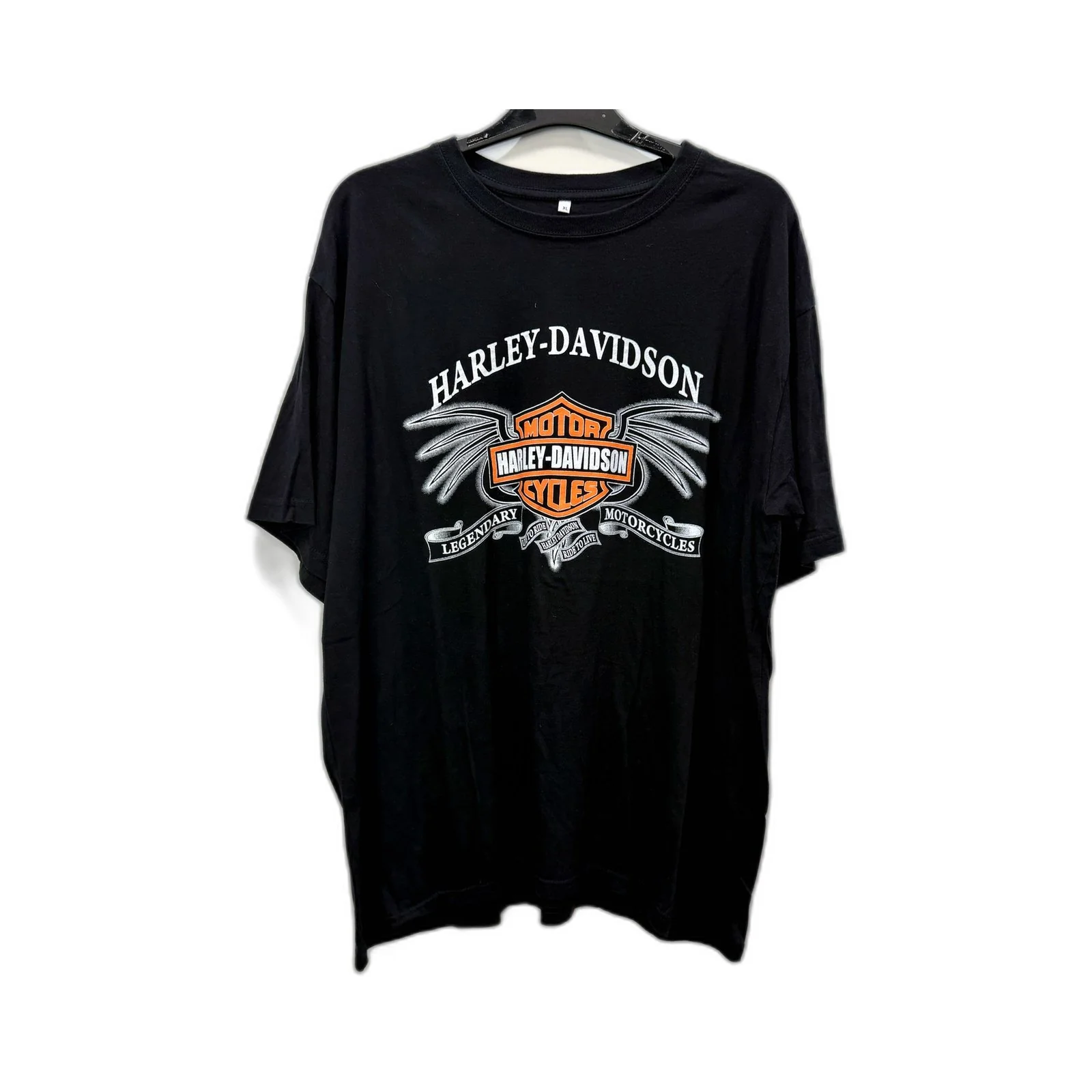Harley-Davidson Mens Motorcycle Graphic T-Shirt Black Biker Tee Size XL