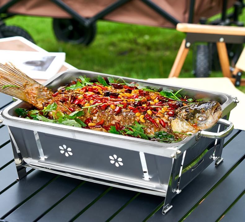 NNJIHU Portable Charcoal BBQ Grill Foldable Outdoor Garden Beach Lightweight NEW - Image 6