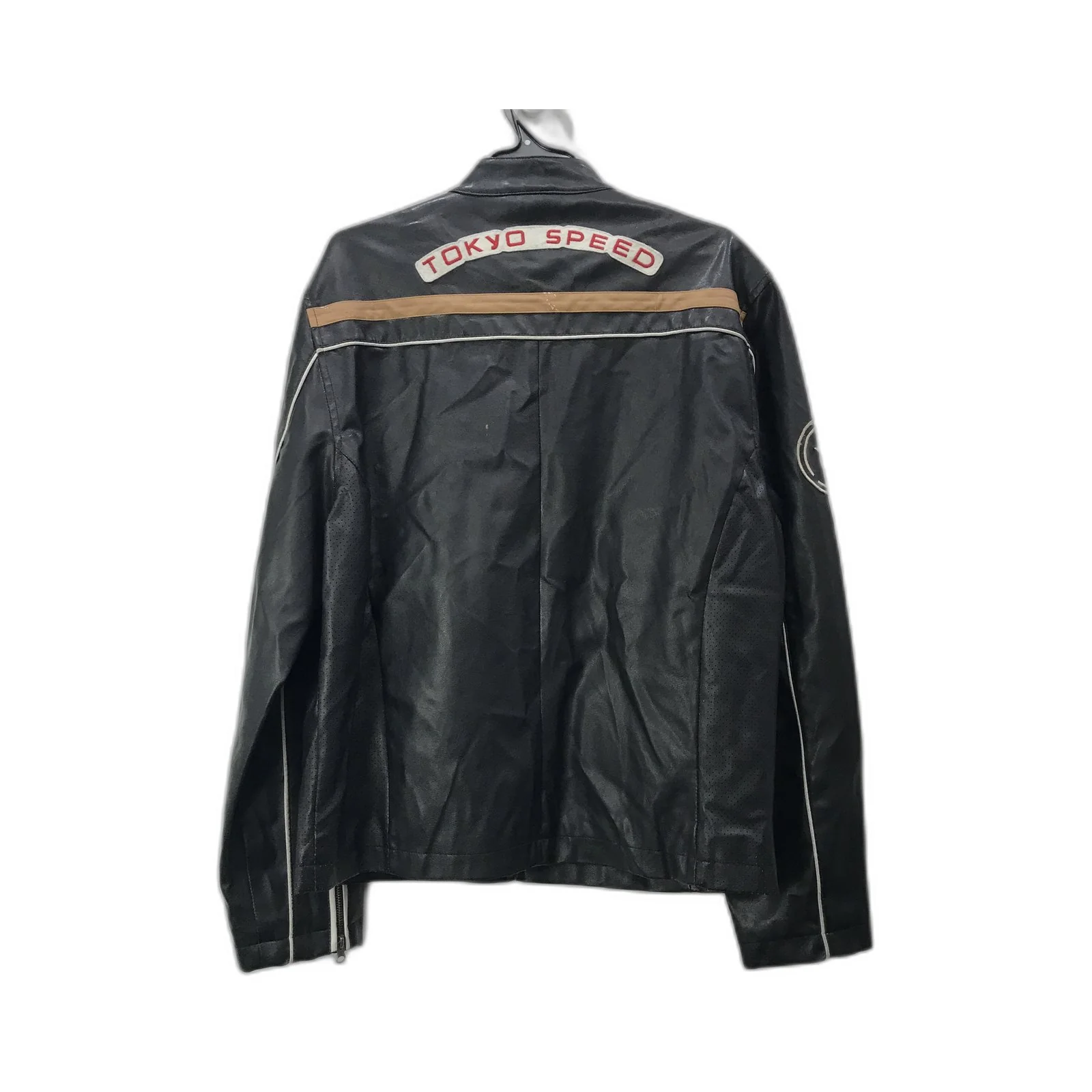 MAXX Black Motorcycle Jacket Stylish Men Durable Comfortable Size M - Image 3
