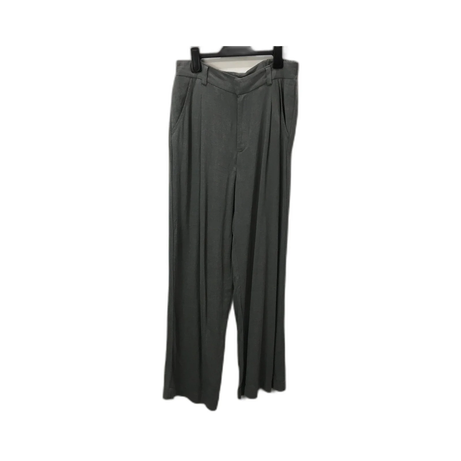 ASOS Design Palazzo Wide Leg Pants Gray Womens Size 12 - Image 2