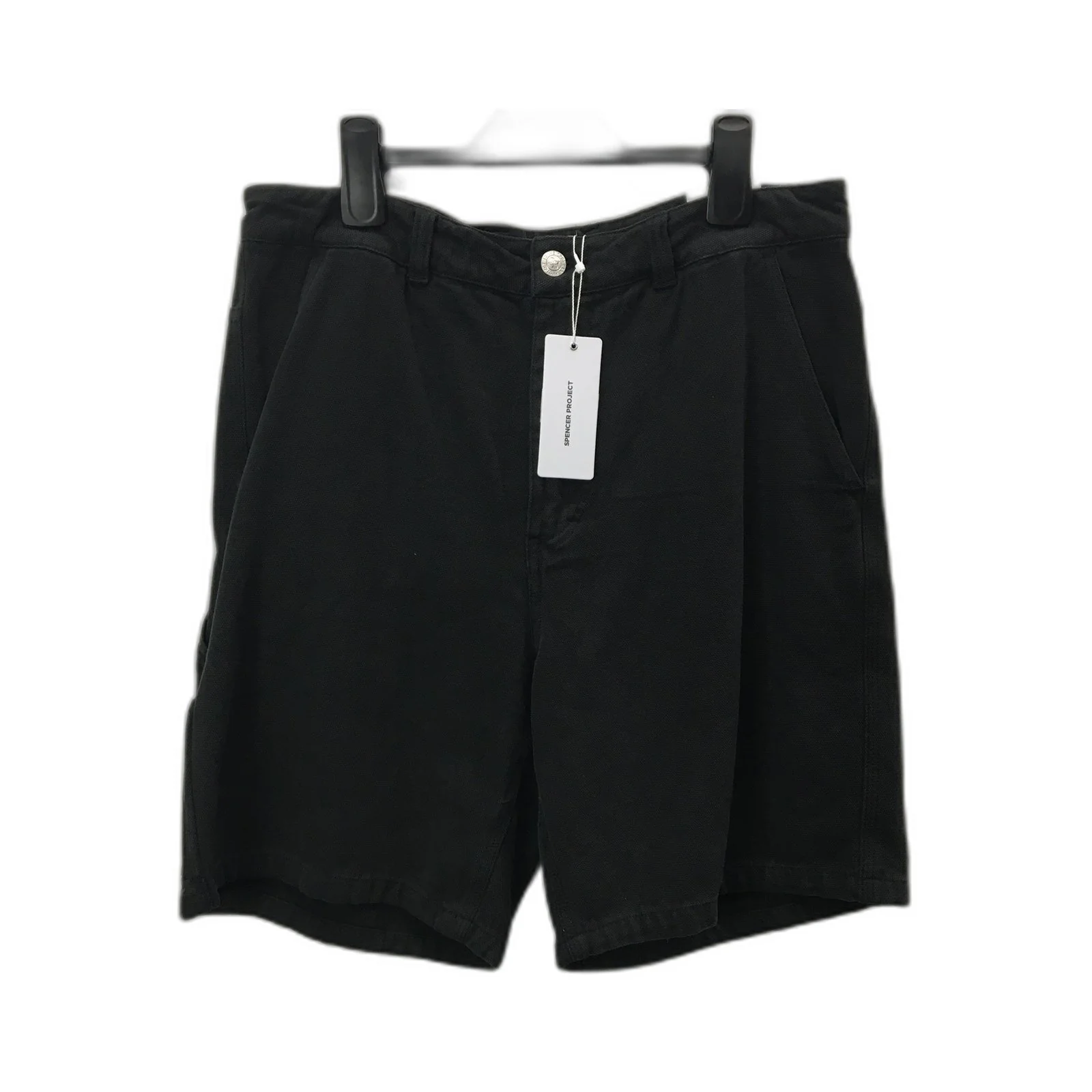 Spencer Project Men's Cargo Shorts Charcoal Cotton Size 30 NEW