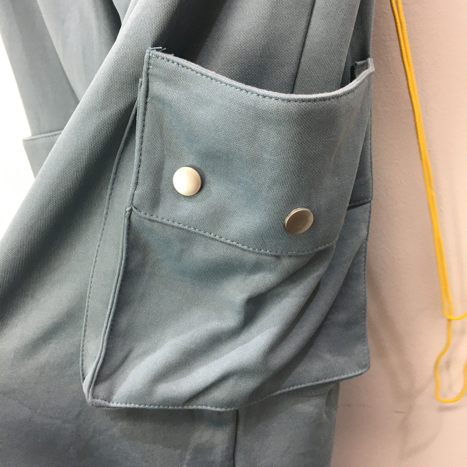 BlackTailor Cargo Pants with Drawstring Waist Slate Gray Size 32 NEW - Image 4