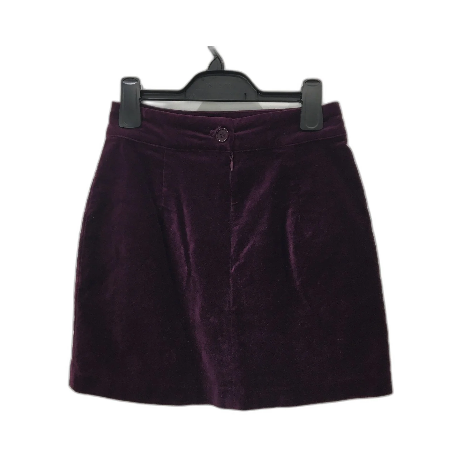 Princess Highway Velvet Mini Skirt for Women Deep Purple Size 6 - Image 2