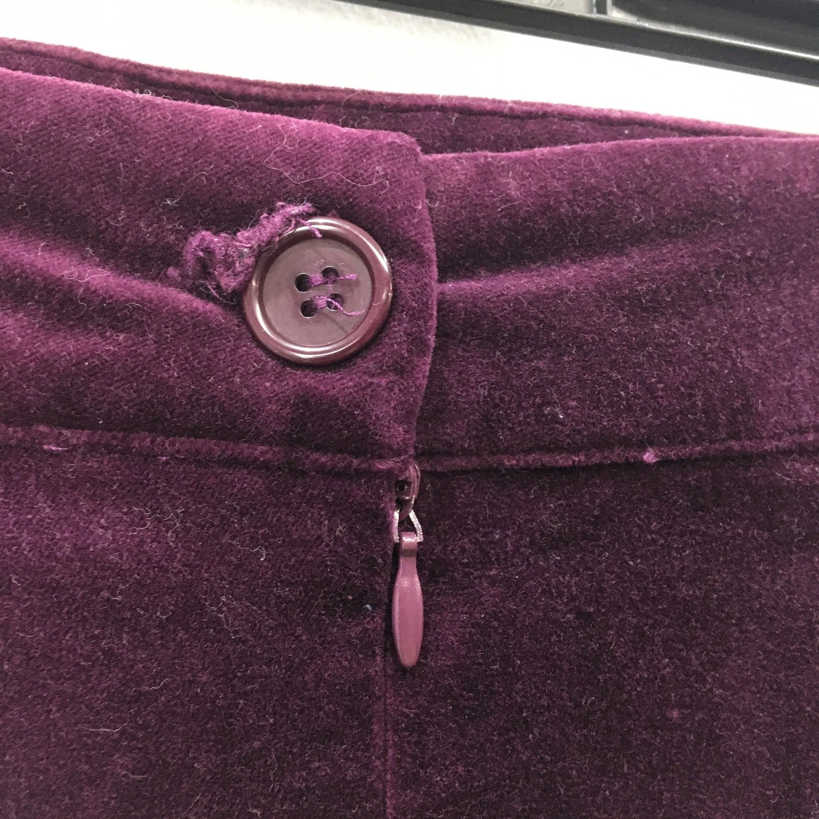 Princess Highway Velvet Mini Skirt for Women Deep Purple Size 6 - Image 3