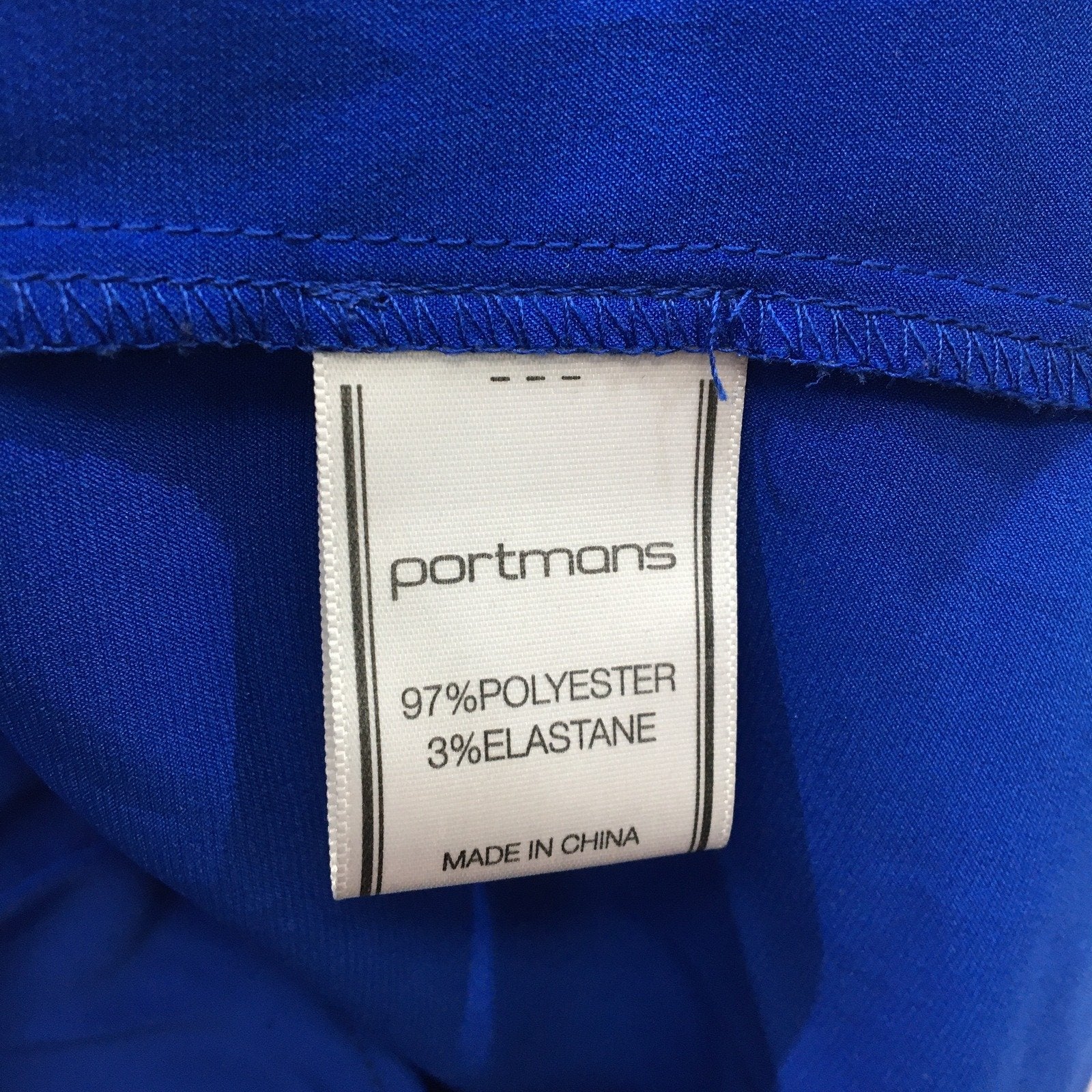 Portmans Sleeveless Blouse Women's Blue Tank Top Shirt Size 6 NEW - Image 3
