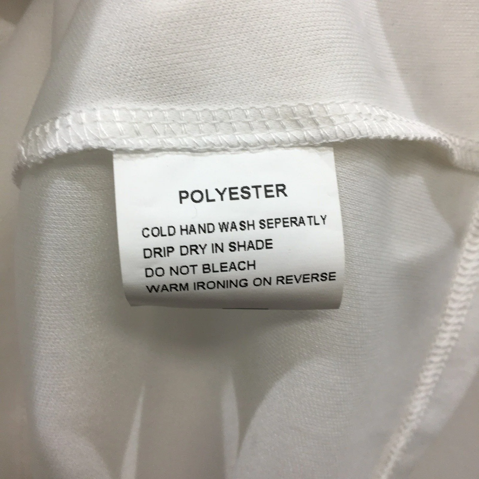Georgia & Dean Women's Polyester Tank Top Sleeveless Comfortable White Size 12 - Image 3