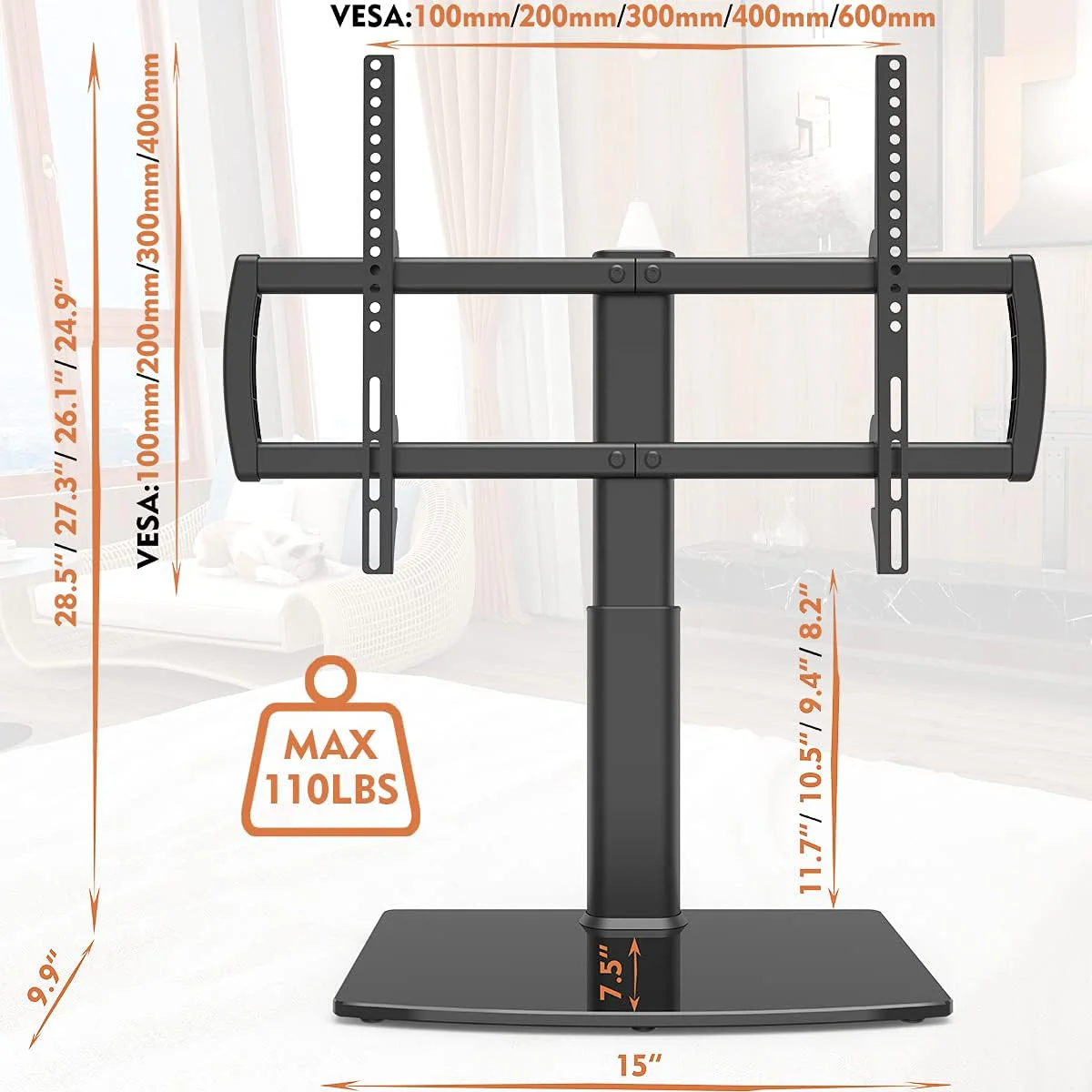 Hemudu Universal TV Wall & Ceiling Mounts TV Stand Tabletop Mount for 32 DEMO - Image 4
