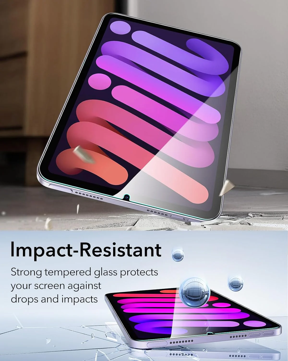 ESR Transparent Screen Protector for iPad Mini 7 & Air 17 Pro NEW - Image 5
