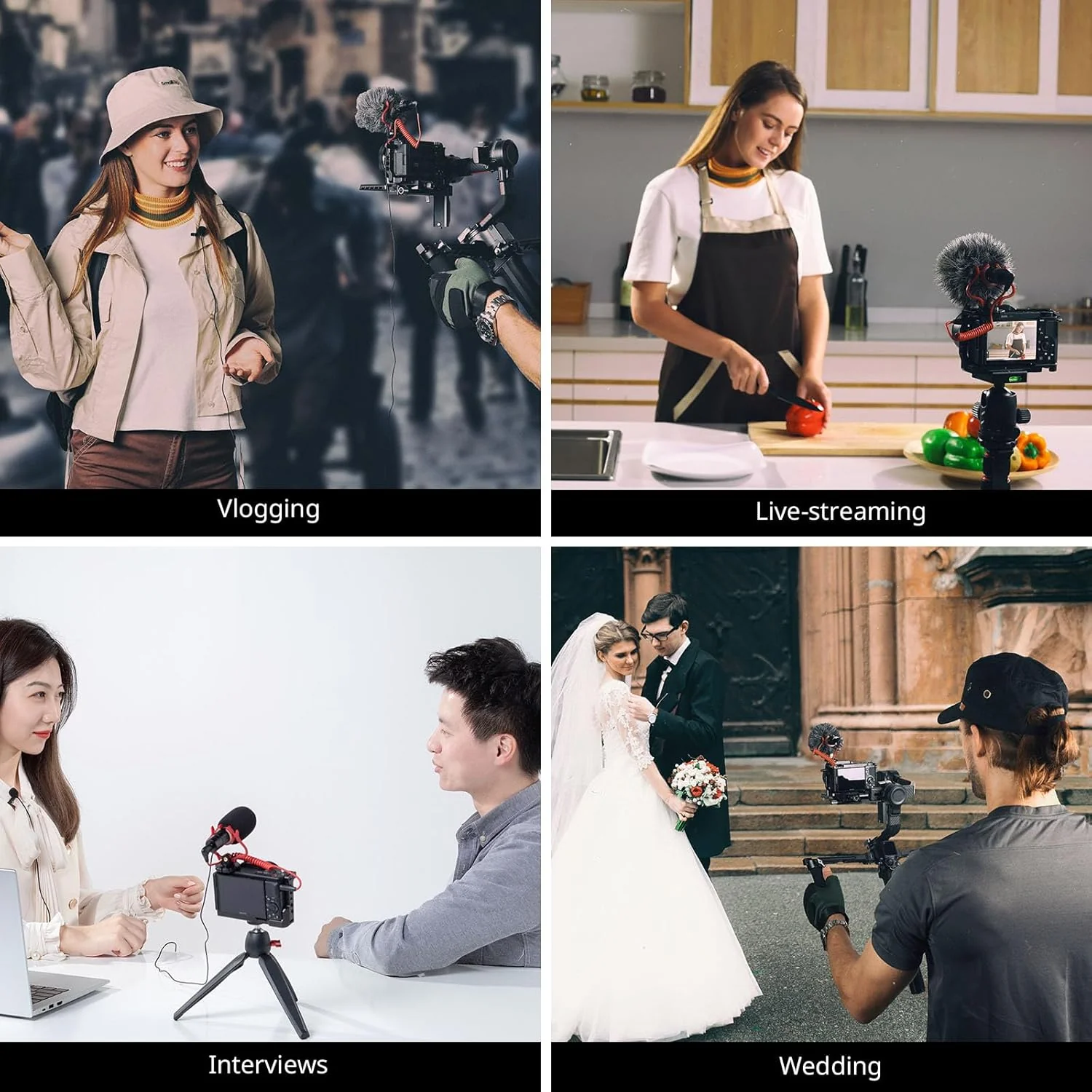 SMALLRIG Compact On-Camera Shotgun Microphone with Shock Mount for DEMO - Image 9