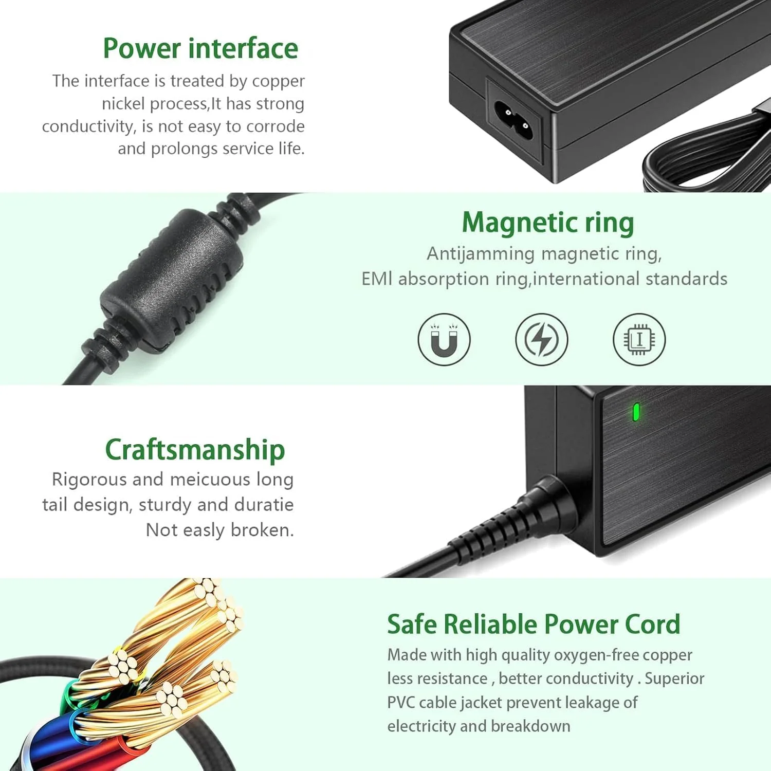 AORSI 24V AC Adapters 2.5A AC Power Adapter Transformer 100-240V 50-60Hz DEMO - Image 3