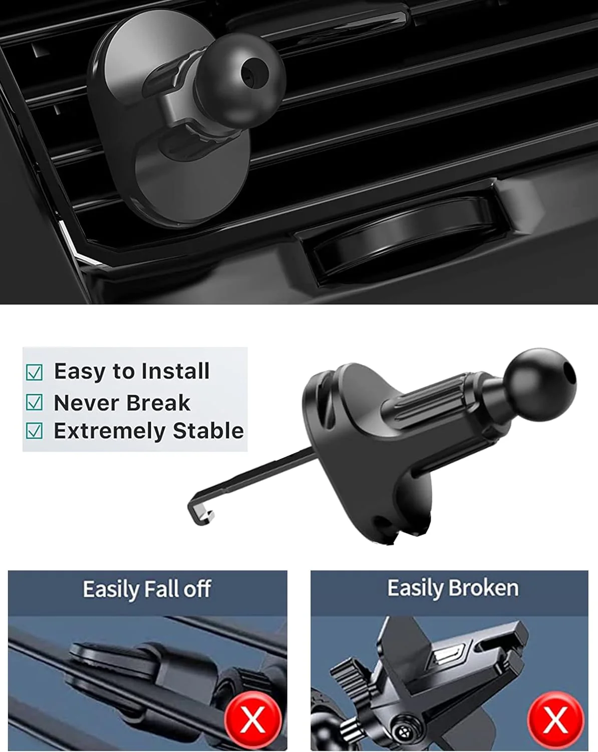 lineno 15W Automobile Chargers Qi Wireless Car Charger with Auto-Clamping DEMO - Image 8