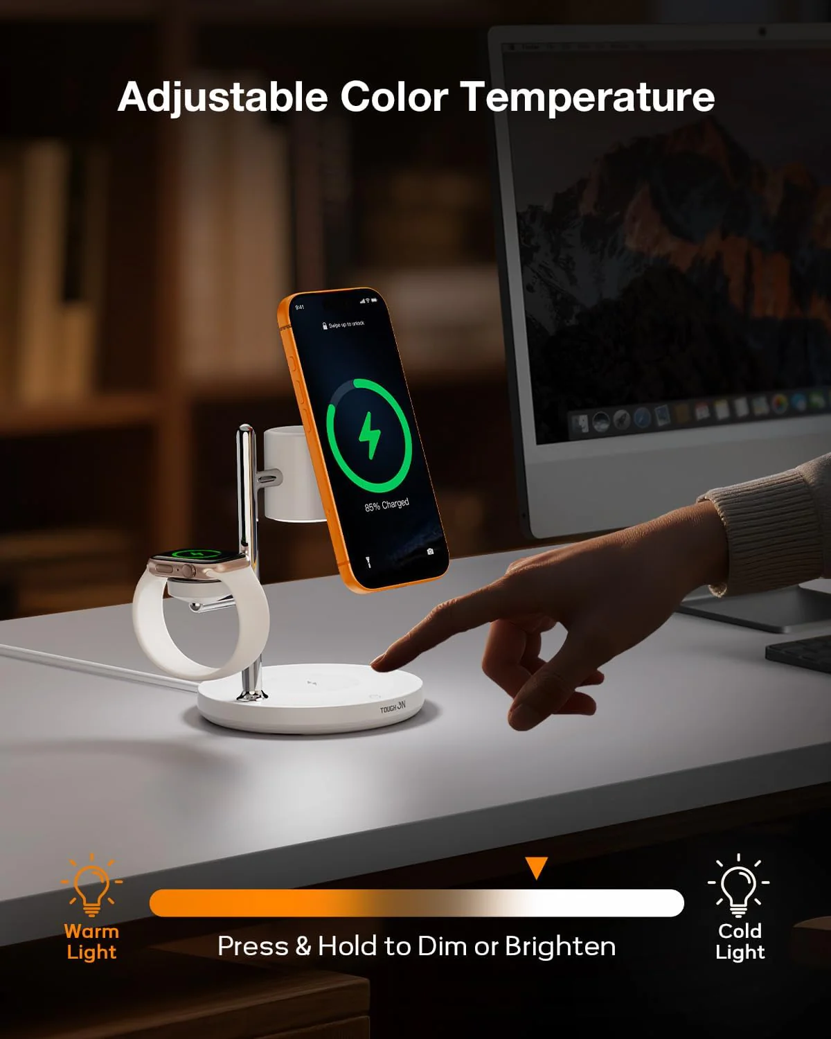 TOUGH ON Induction Chargers 25W 4-in-1 Qi Certified Fast Wireless Charging DEMO - Image 4