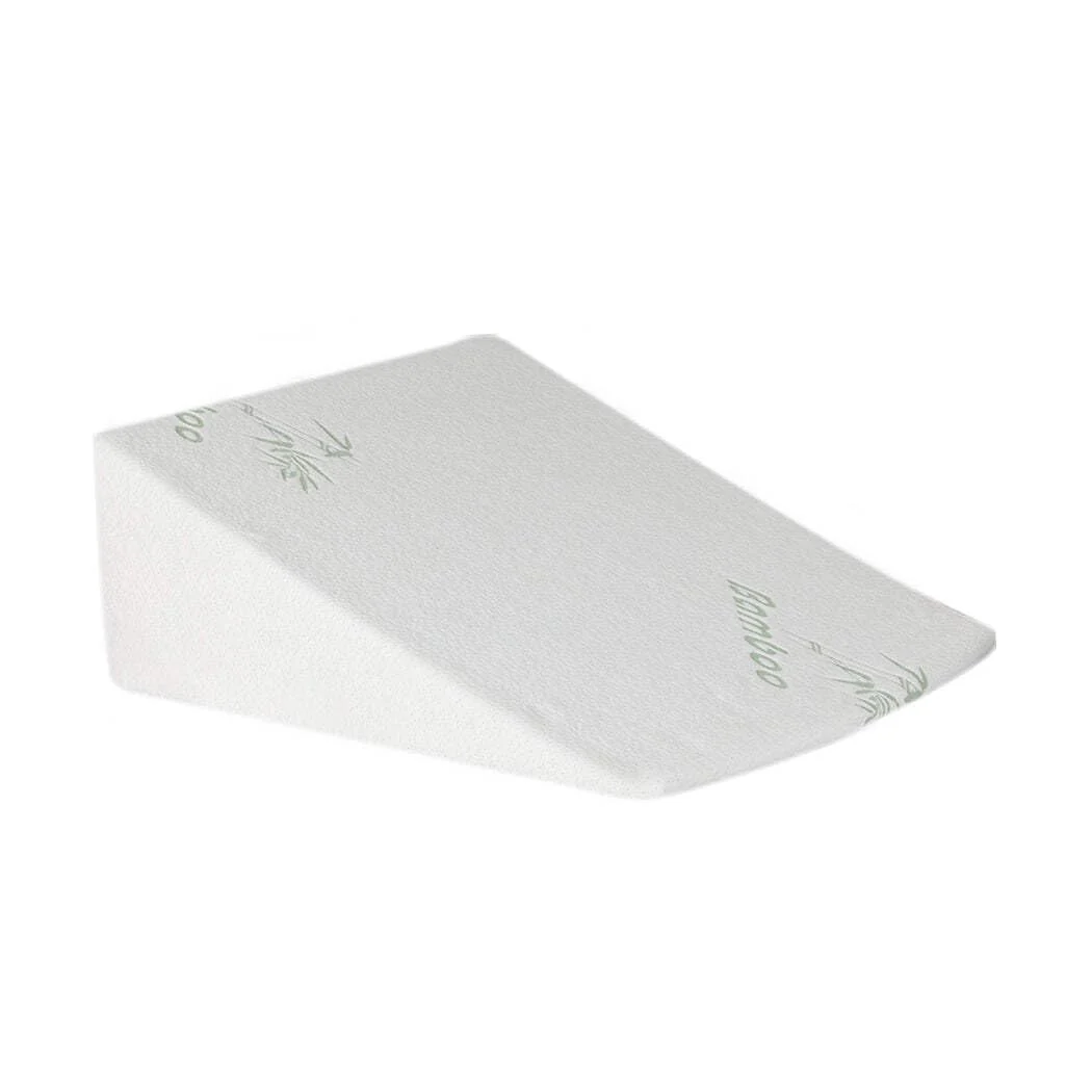 DREAMZ Wedge Reading Pillow Foam Cushion Cooling Gel Memory Side Neck Back NEW
