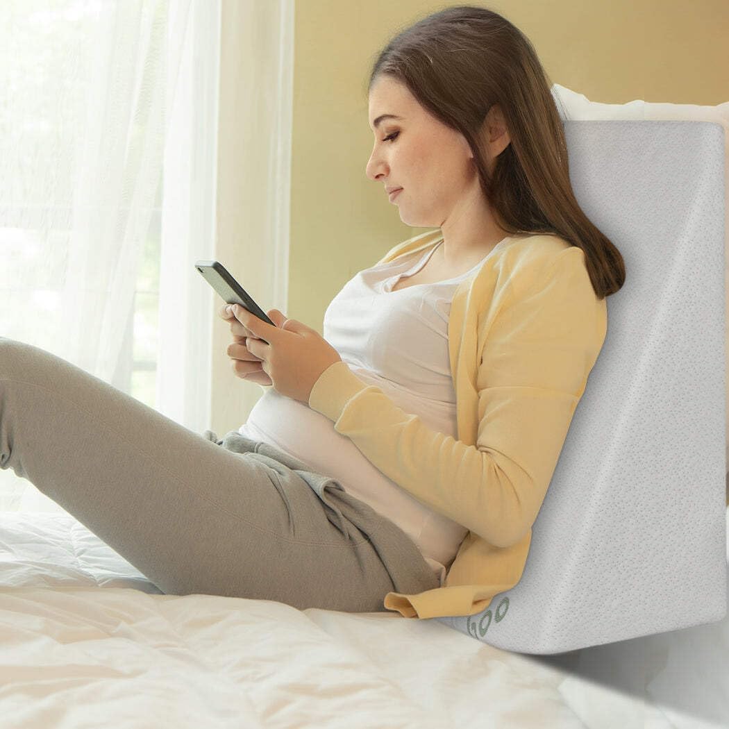 DREAMZ Wedge Reading Pillow Foam Cushion Cooling Gel Memory Side Neck Back NEW - Image 7