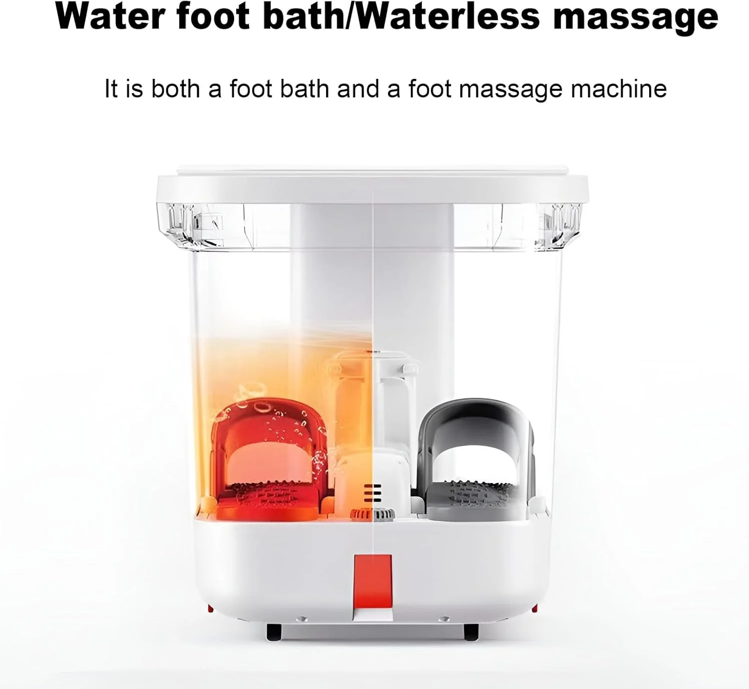 CEOOL Electric Foot Spa Massager with Heated Airbag Therapy, White Bath Tub DEMO - Image 5