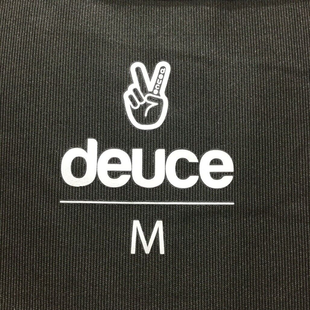 Deuce Premium Sportswear Peace Sign Design Black Singlet Mens Size Medium NEW - Image 3
