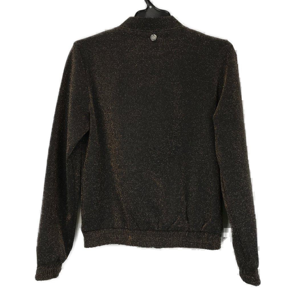 Jacky Girls Womens Glitter Black Bomber Jacket Size 16 NEW - Image 2
