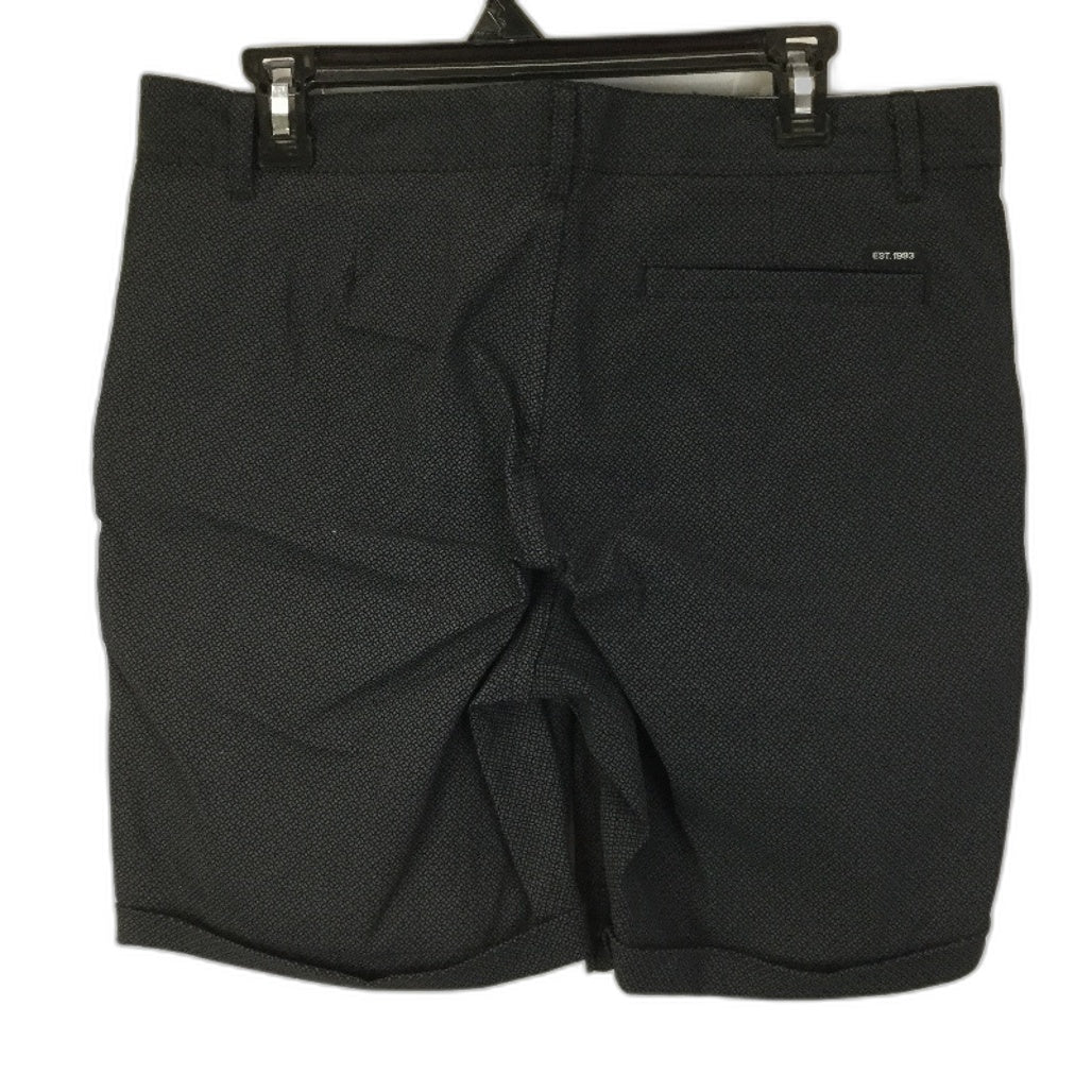 Jay Jays Mens Patterned Black Cotton Blend Short Size 33 NEW - Image 2