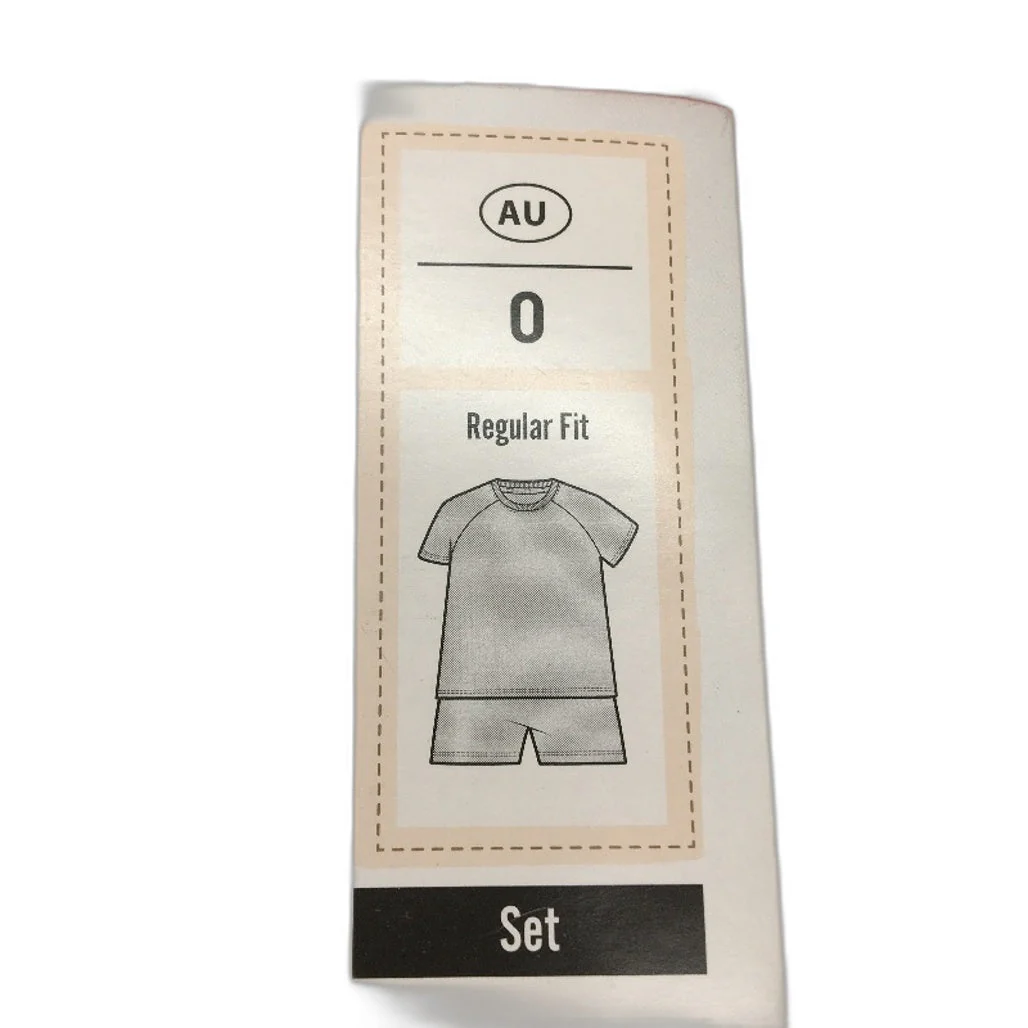 Lily & Dan Twin Pack Regular Fit Short Sleeve Infant Knit PJ Set Boys Size 0 NEW - Image 3