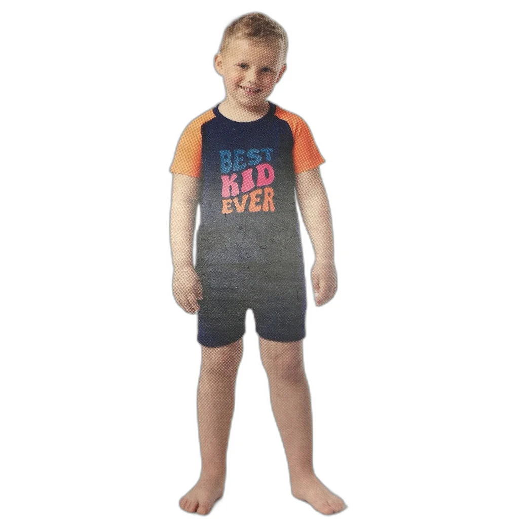 Lily & Dan Twin Pack Regular Fit Short Sleeve Infant Knit PJ Set Boys Size 1 NEW - Image 4