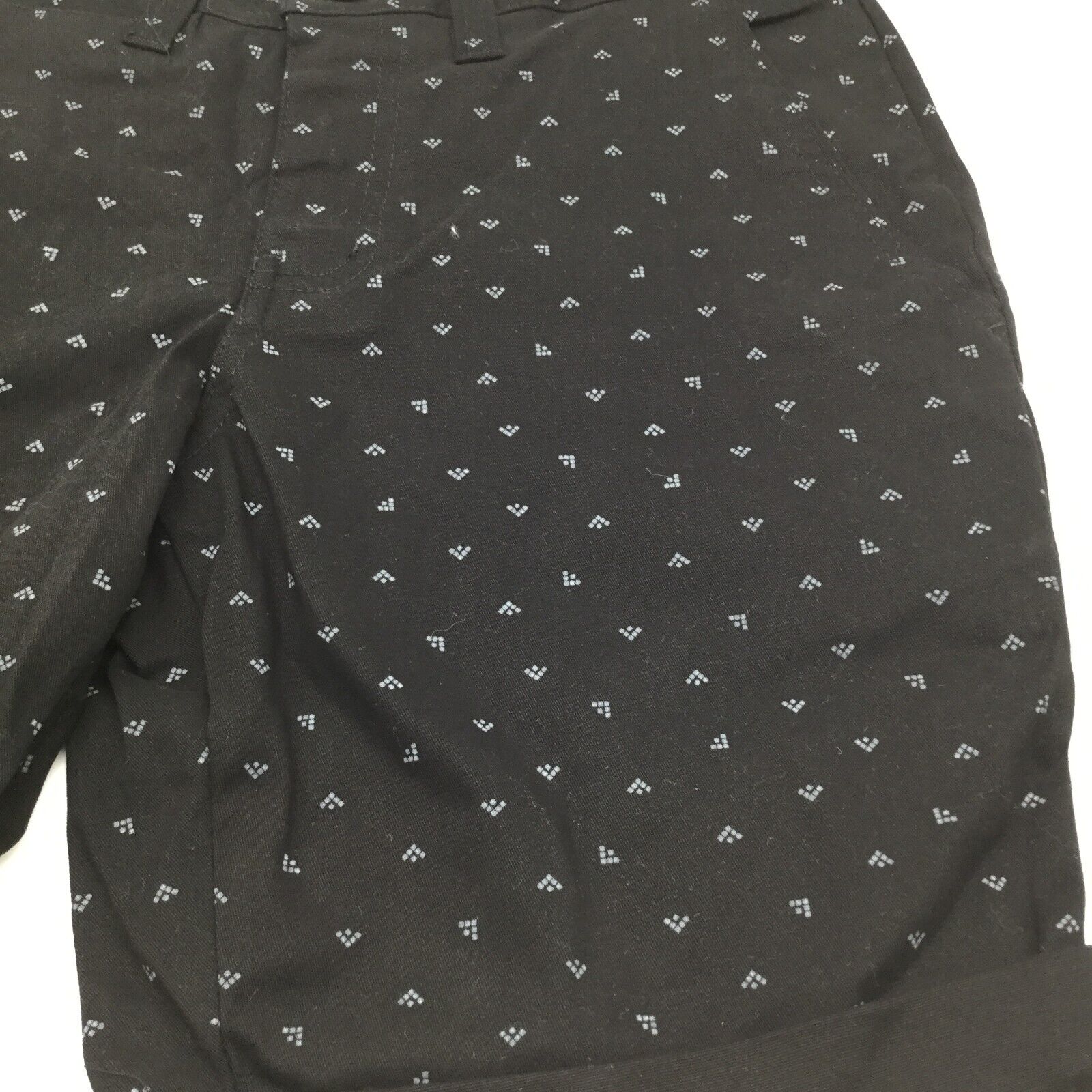 NEW Jay Jays Chino Cotton Blend Black & Grey Dot Print Shorts Mens Size 28 - Image 19